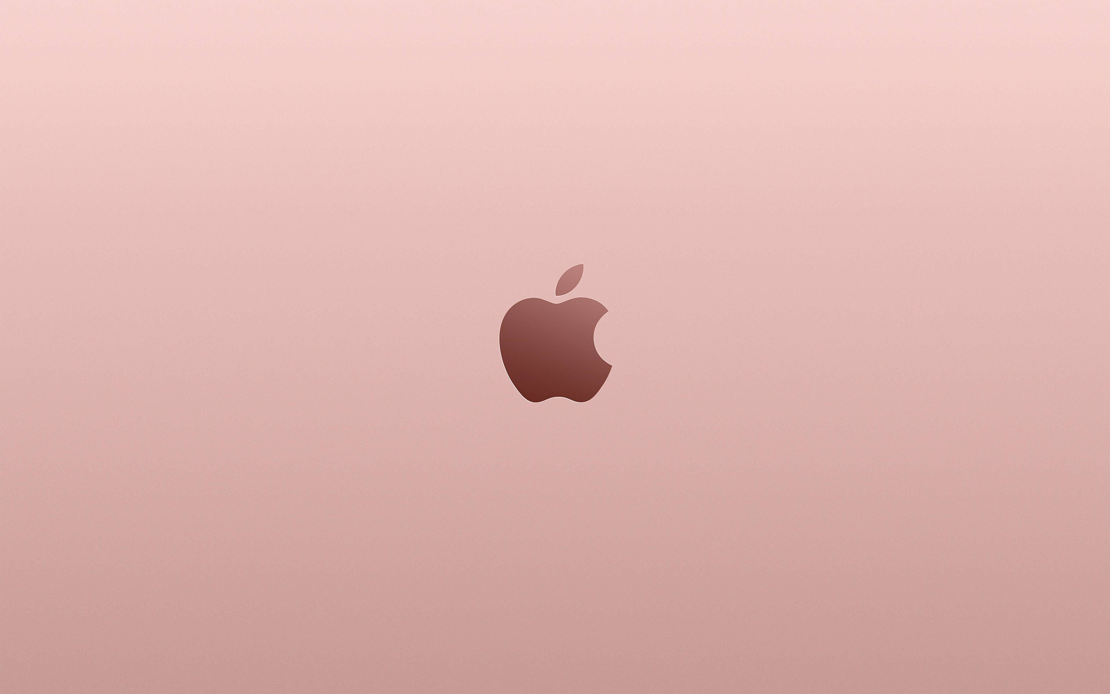 Nembo ya Apple MacBook Pro Aesthetic Pink Picha ya Ukuta