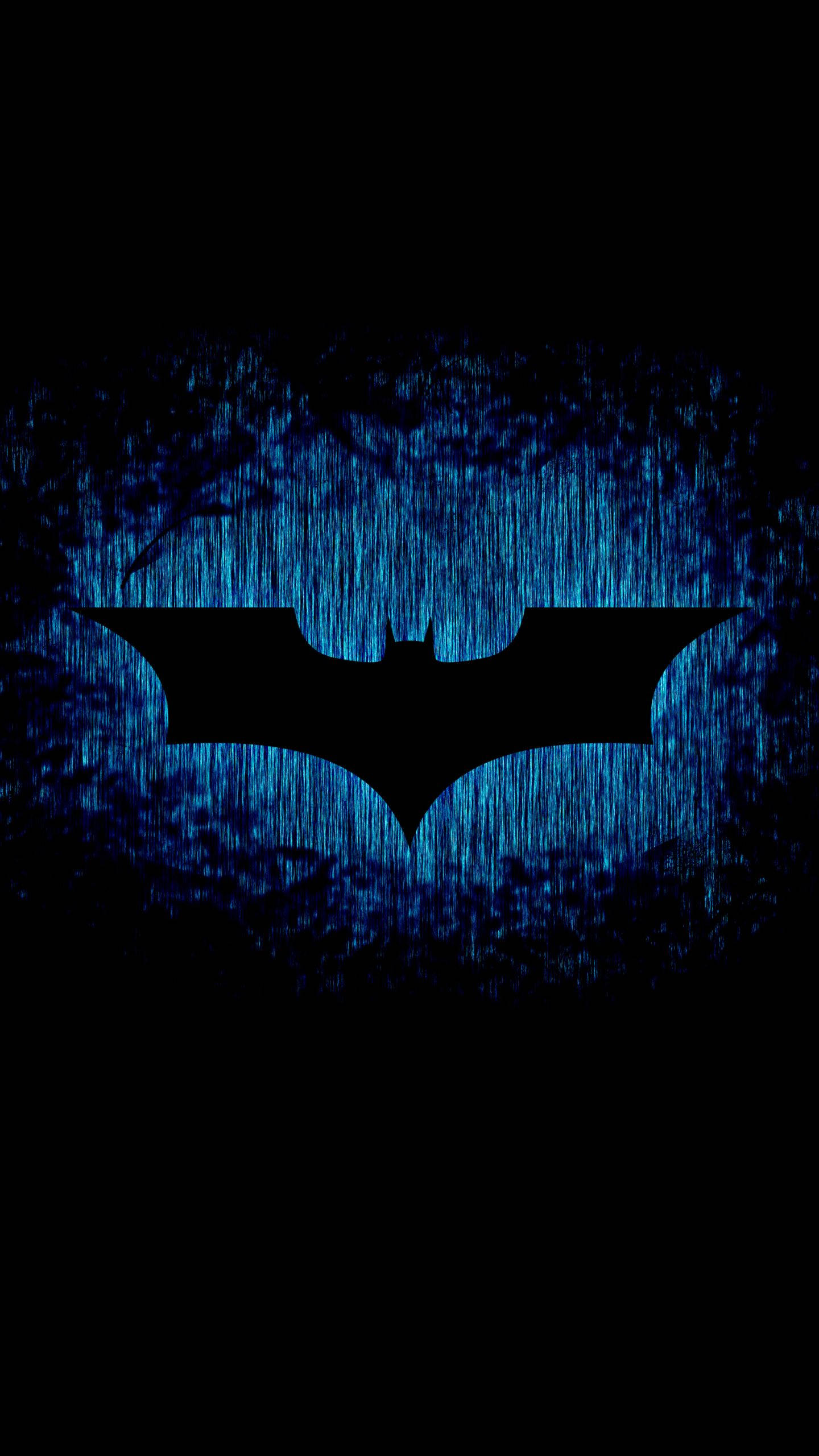Nembo ya Batman ya Mwanga wa Bluu Picha ya Ukuta