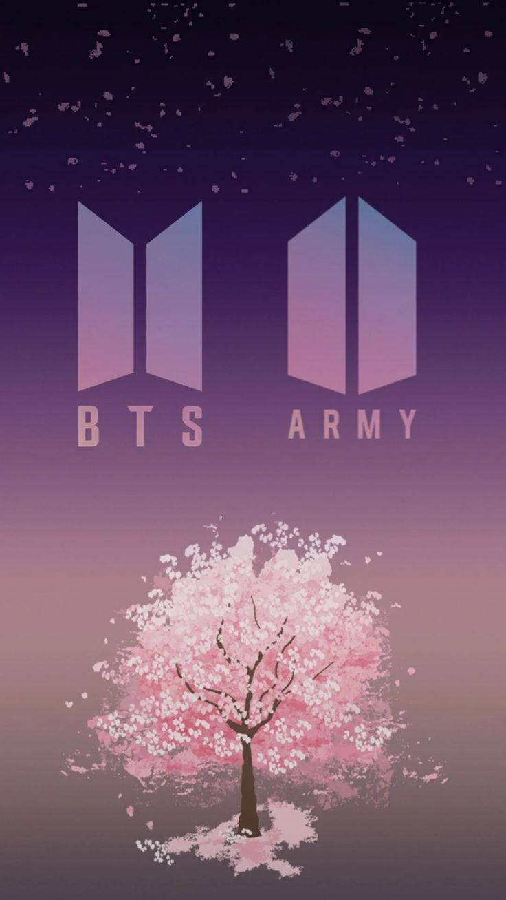 Nembo ya BTS na ARMY Picha ya Ukuta