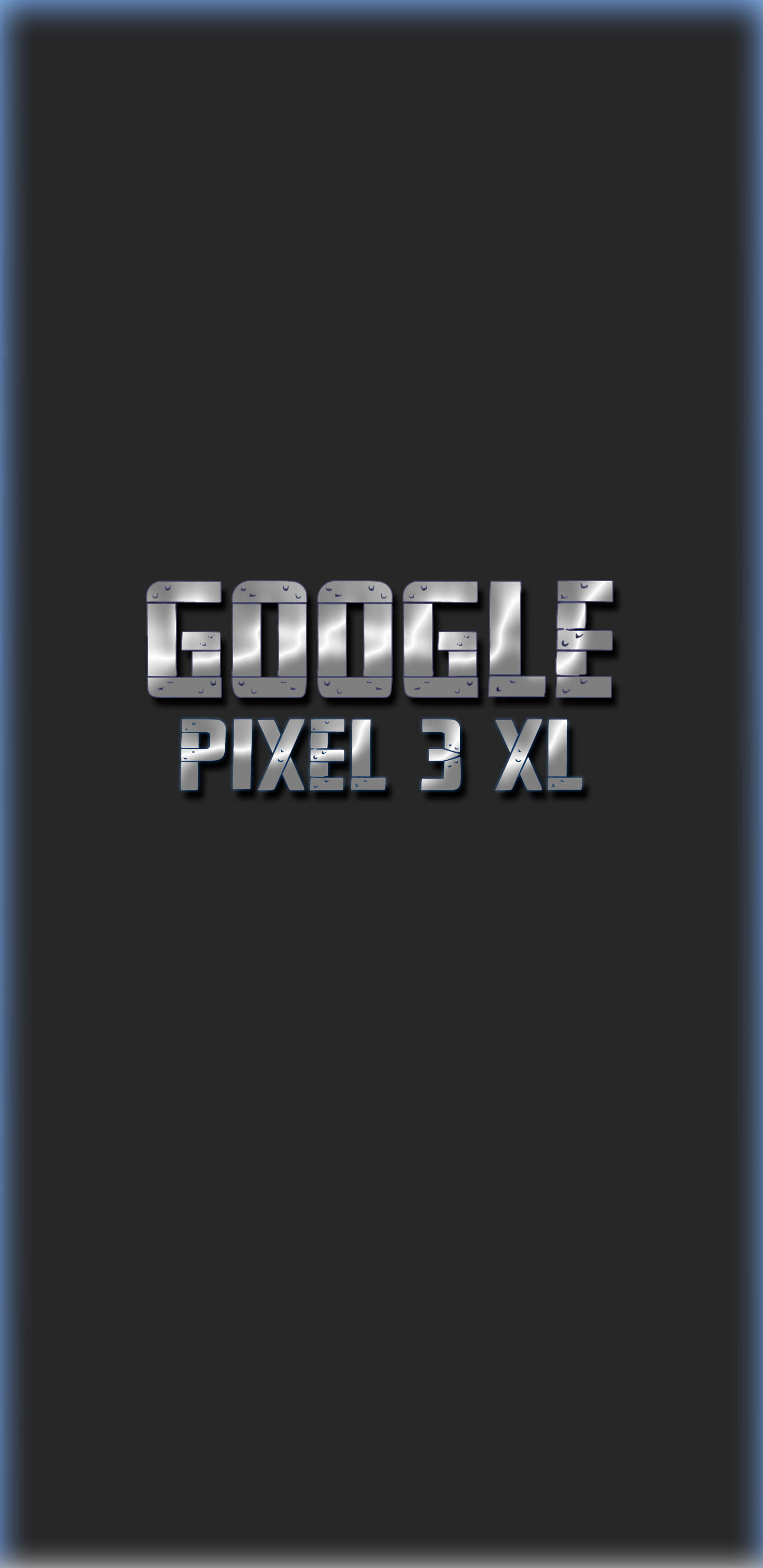 Nembo ya Chuma ya Pixel 3 XL Picha ya Ukuta