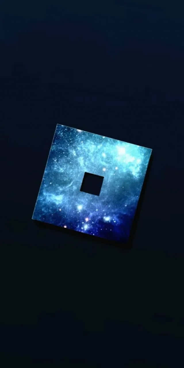 Nembo ya Roblox ya Bluu Inayong'aa Picha ya Ukuta