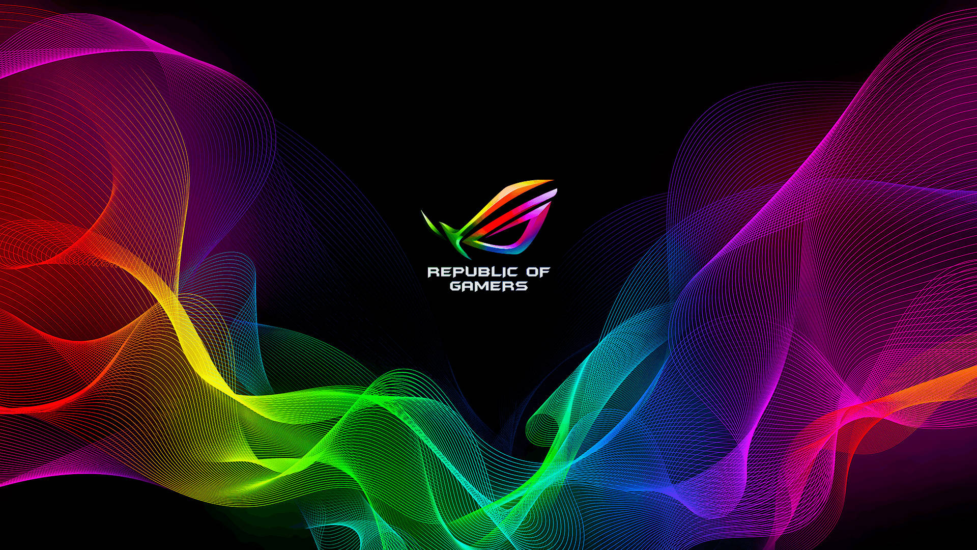 Nembo ya ROG RGB 4K Picha ya Ukuta