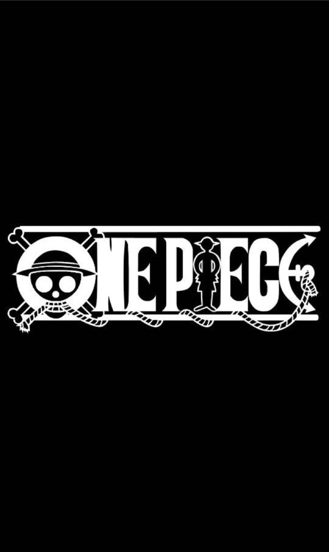 Nembo ya Simu ya One Piece Nyeusi Picha ya Ukuta