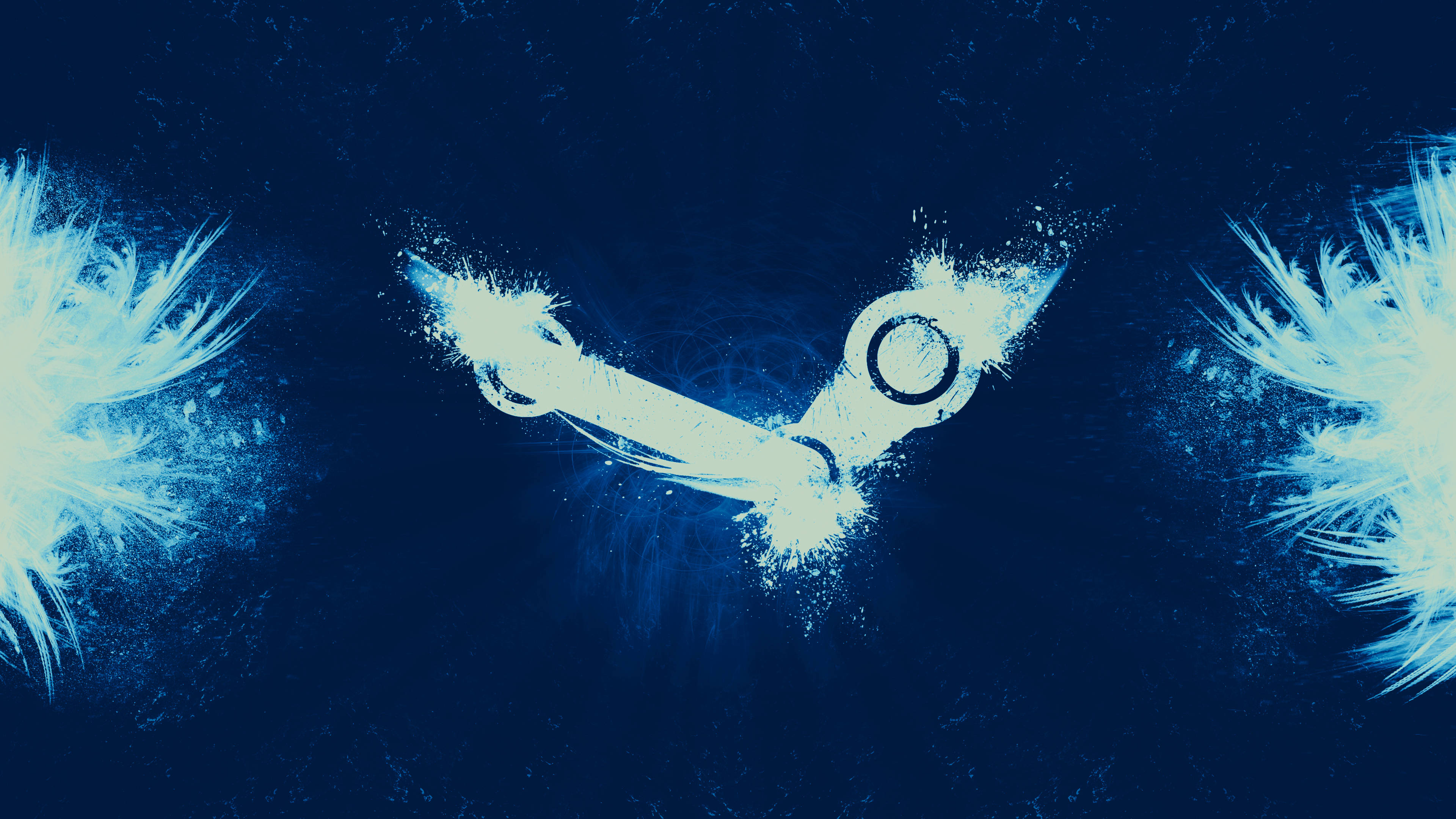 Nembo ya Steam katika Ubora wa 4K Picha ya Ukuta