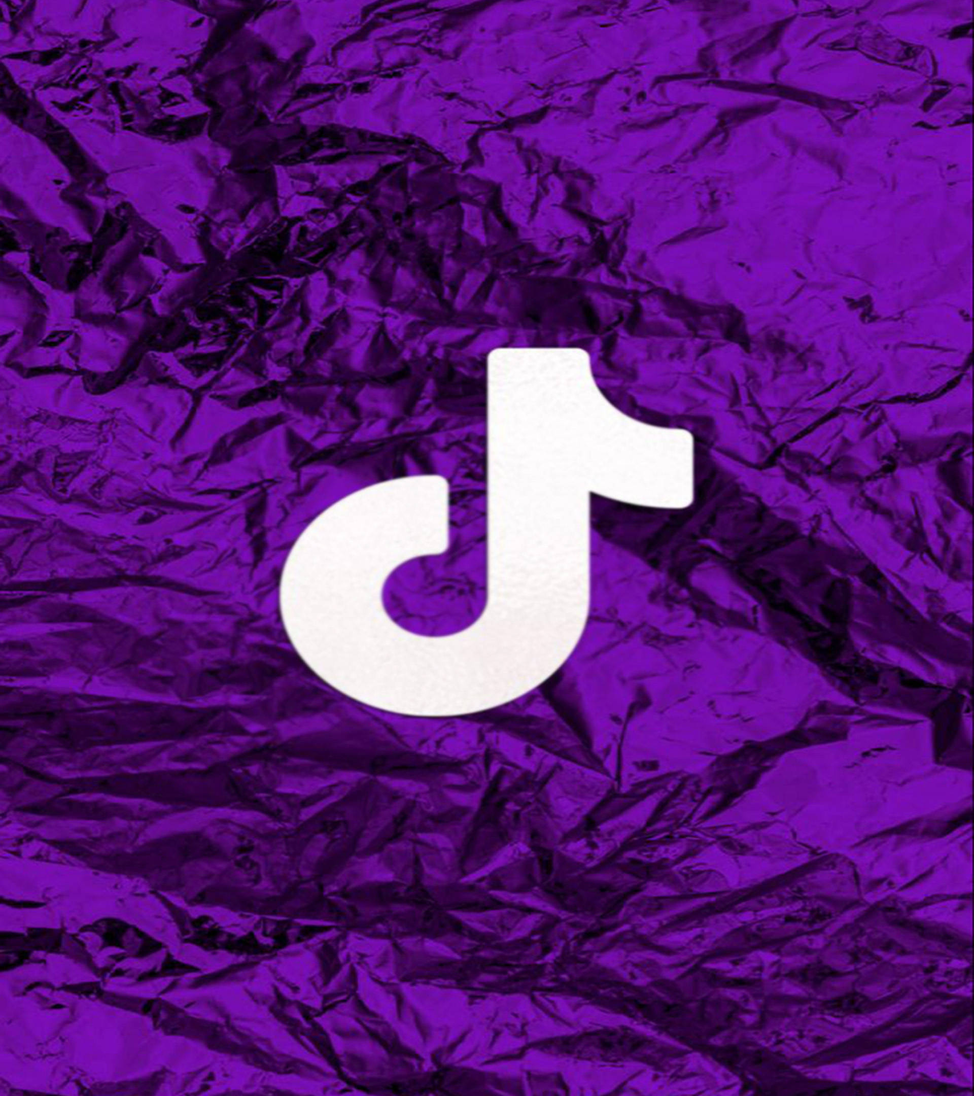 Nembo ya TikTok ya Kifaranga cha Mwitu cha Zambarau Picha ya Ukuta