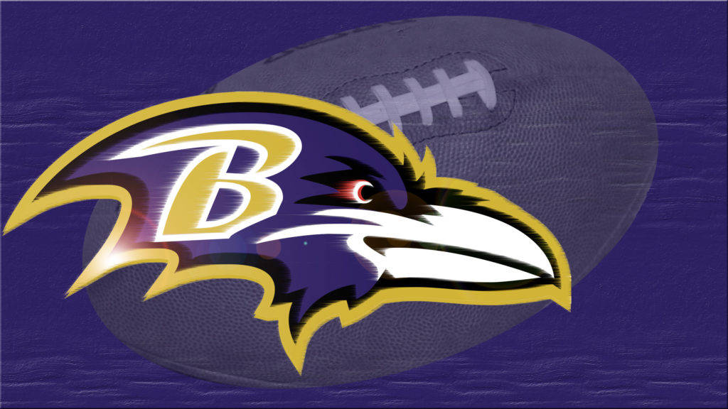Nembo ya Timu ya NFL ya Baltimore Ravens Picha ya Ukuta
