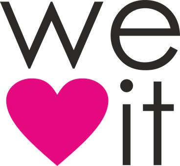 Nembo ya We Heart It Picha ya Ukuta