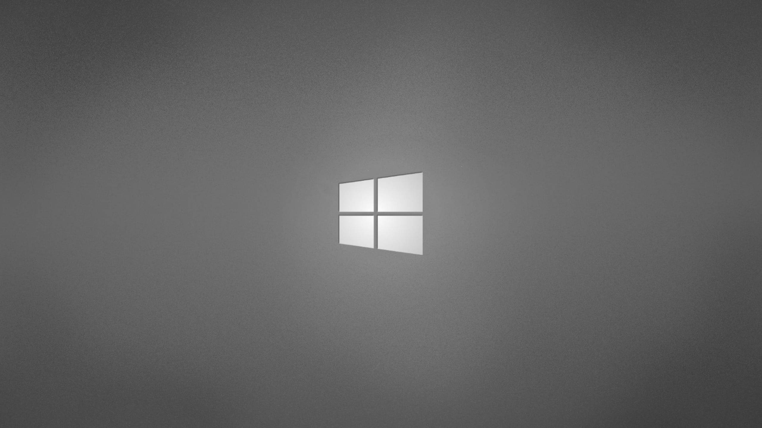 Nembo ya Windows ya Kijivu kwa Kompyuta ya Meza ya Kitaalamu Picha ya Ukuta
