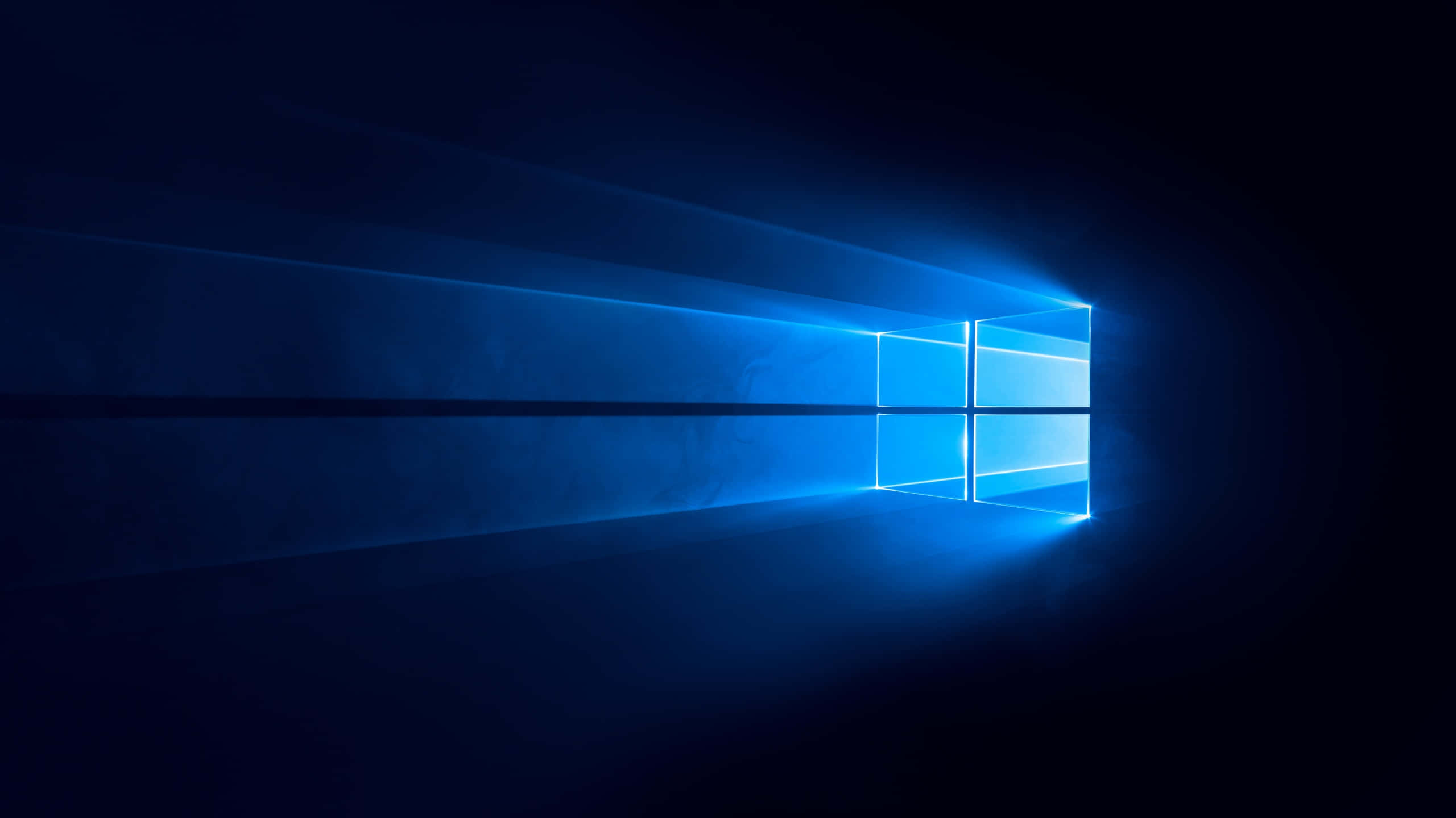 Nembo ya Windows 10 kwenye giza Picha ya Ukuta