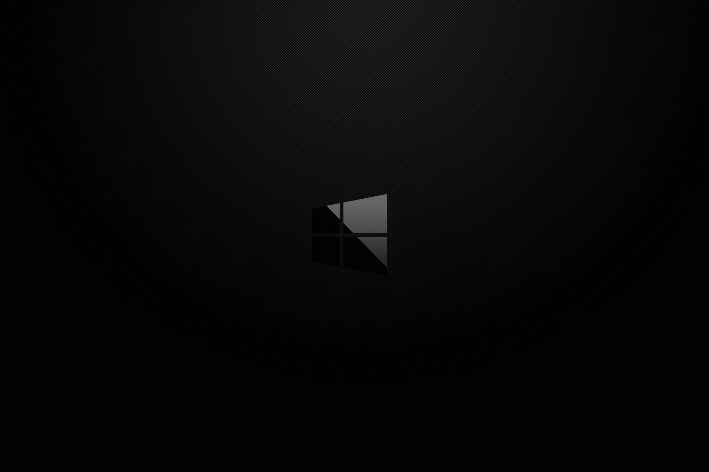 Nembo ya Windows ya Kimaadili ya Giza Picha ya Ukuta