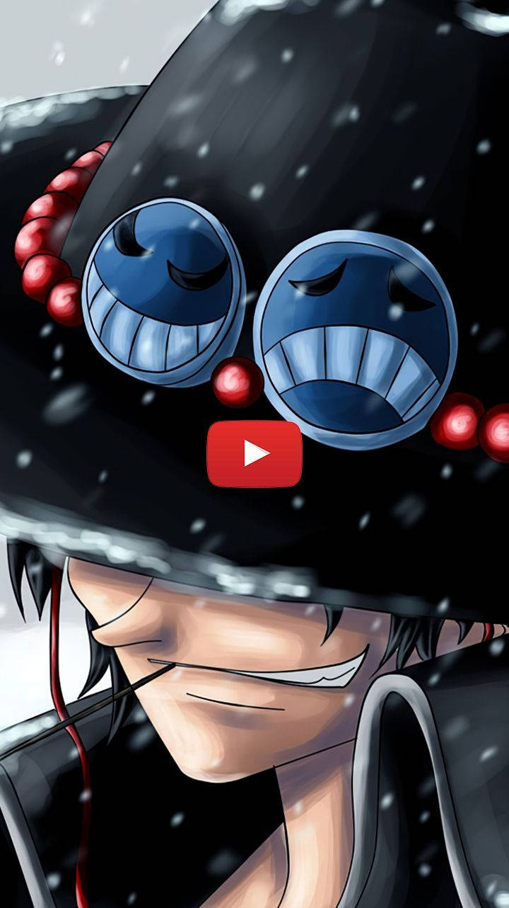 Nembo ya YouTube Portgas D. Ace Hai ya One Piece Picha ya Ukuta