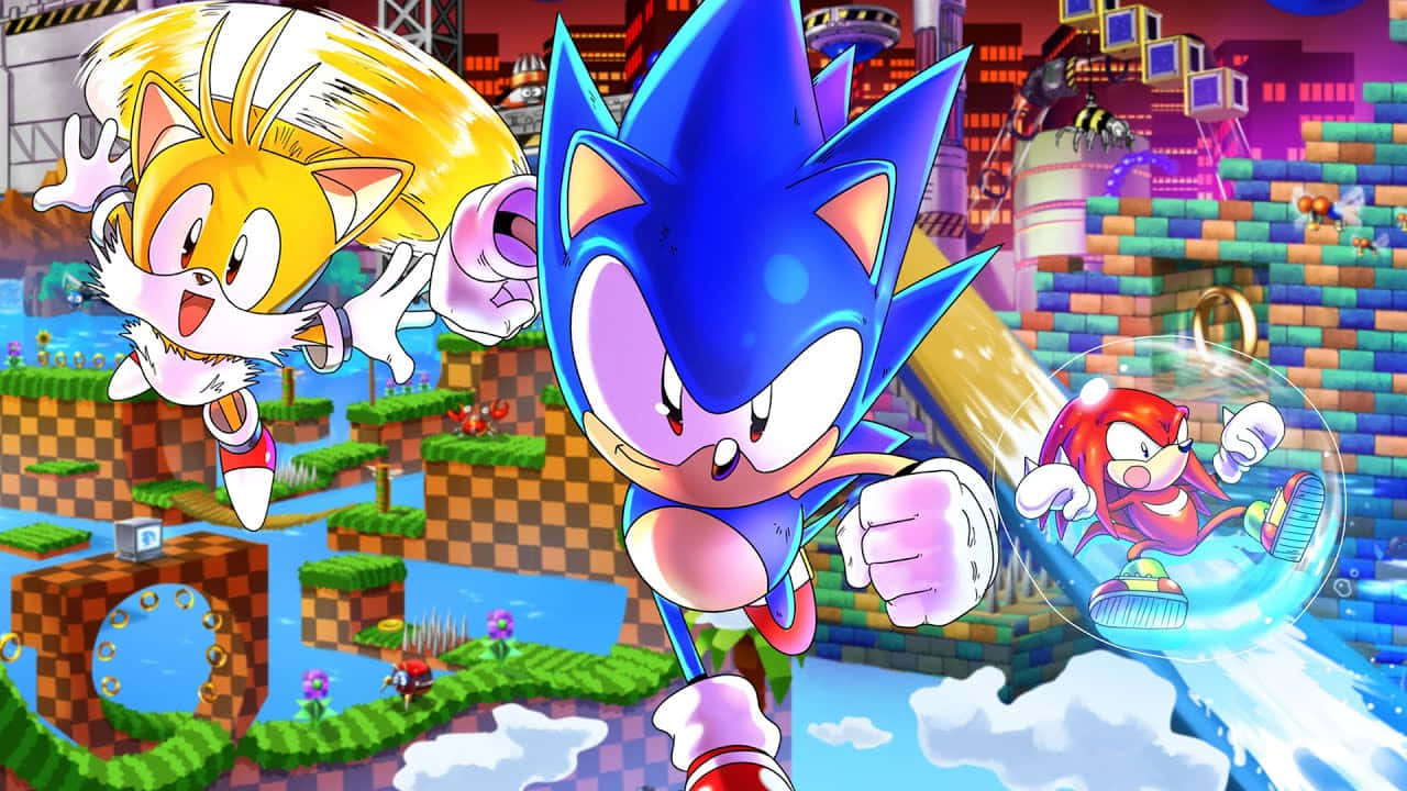 Nenda Kasi Kuliko Mwanga na Sonic! Picha ya Ukuta