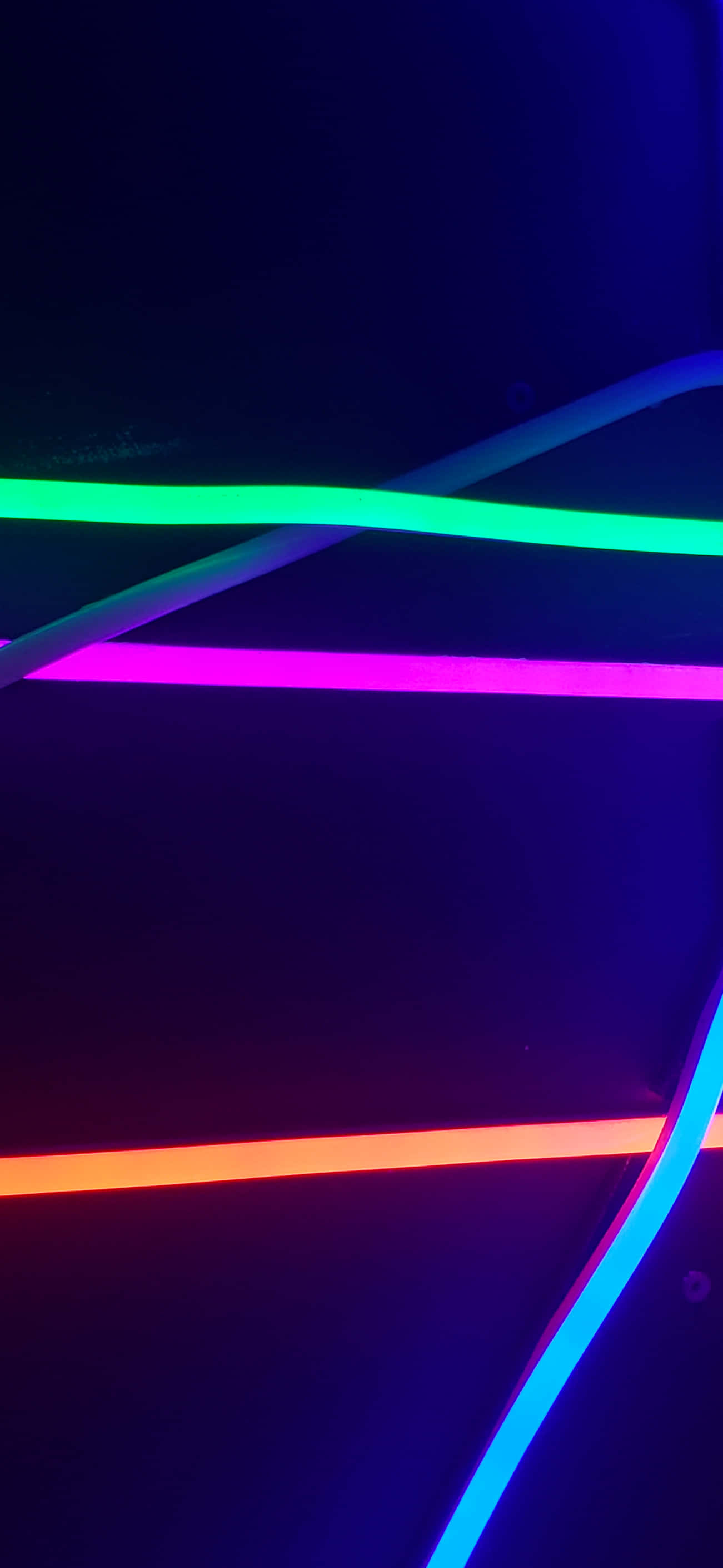 Neon Glow in the Dark iPhone Picha ya Ukuta