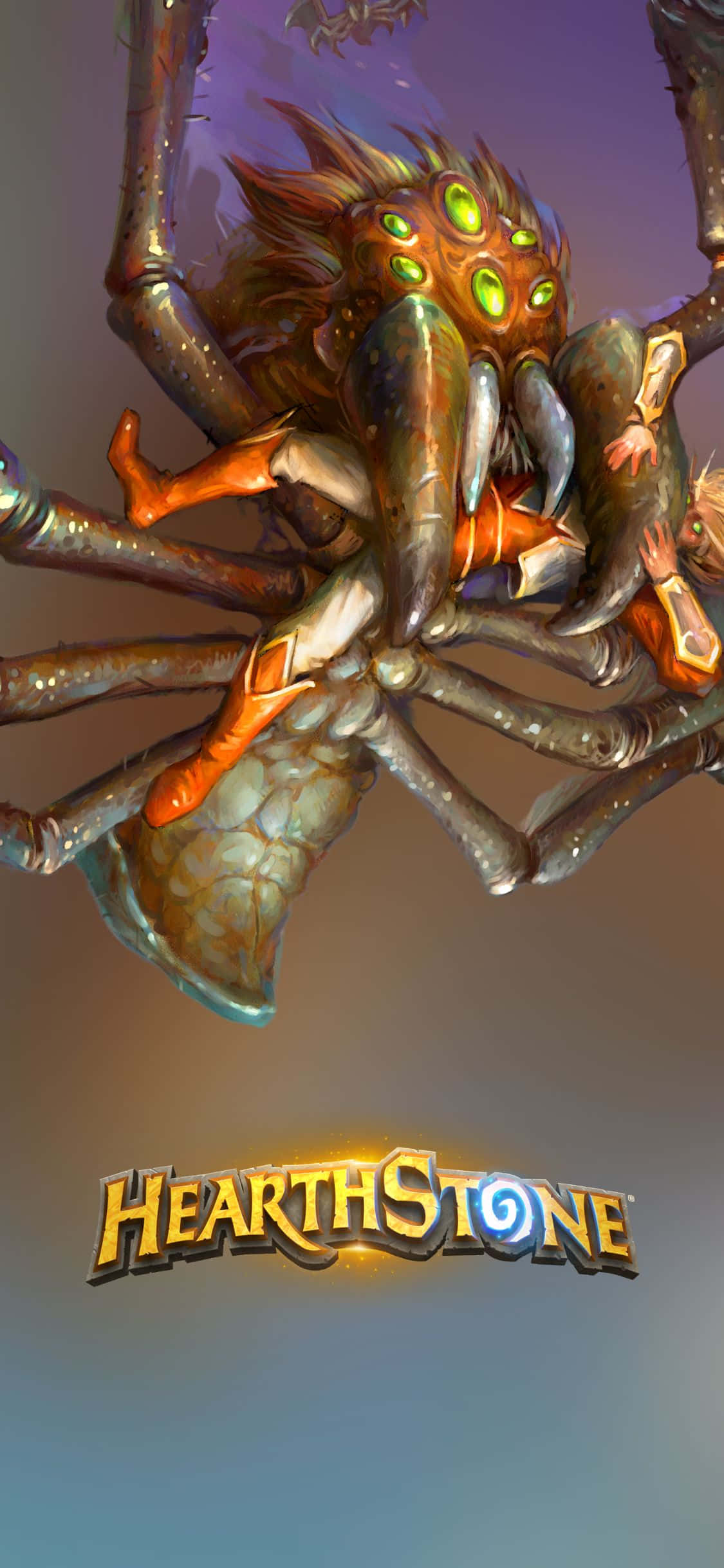 Nerubian iPhone XS Hearthstone Background Picha ya Ukuta