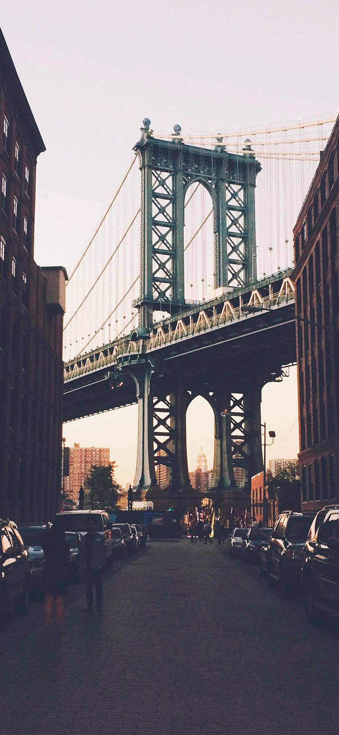 New York HD iPhone Manhattan Bridge Picha ya Ukuta