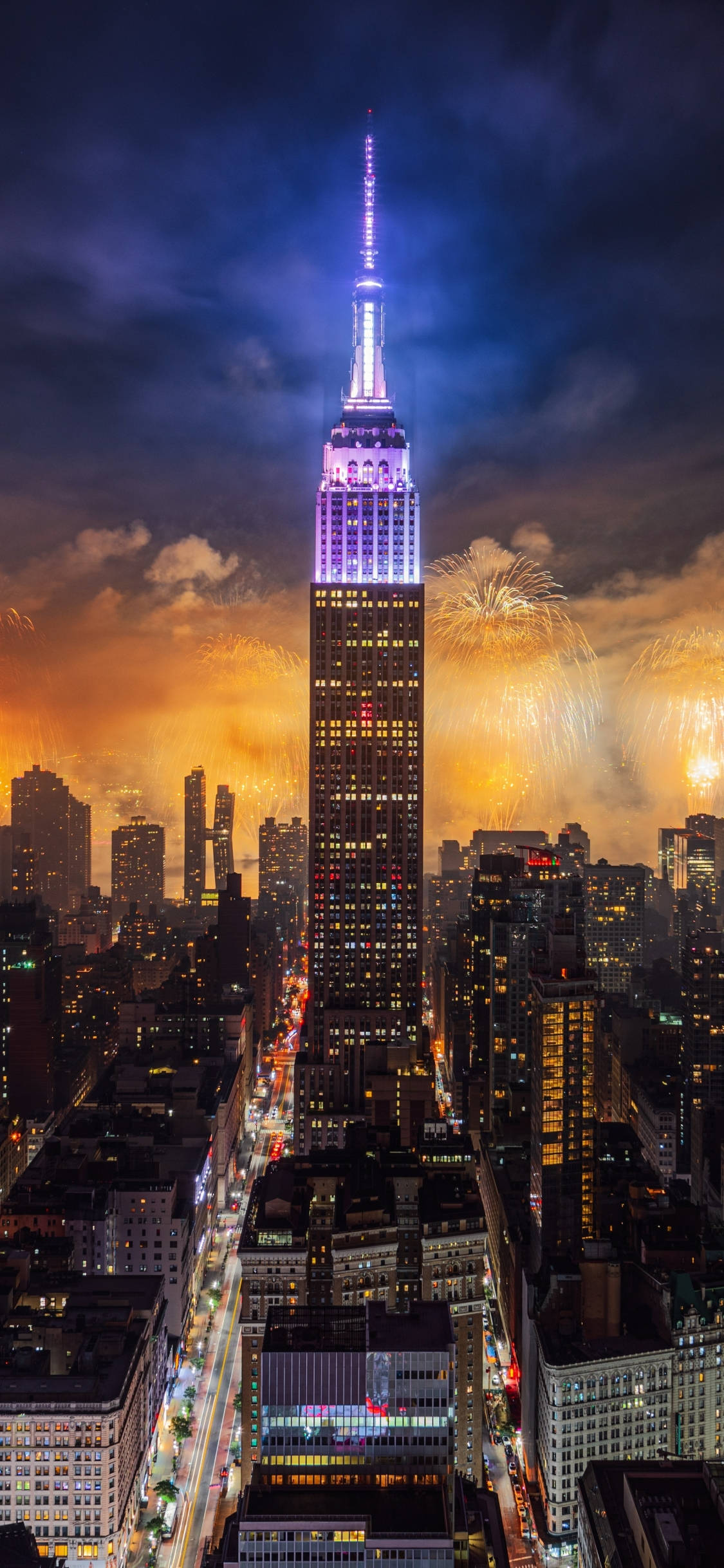 New York HD iPhone Empire State Building Picha ya Ukuta