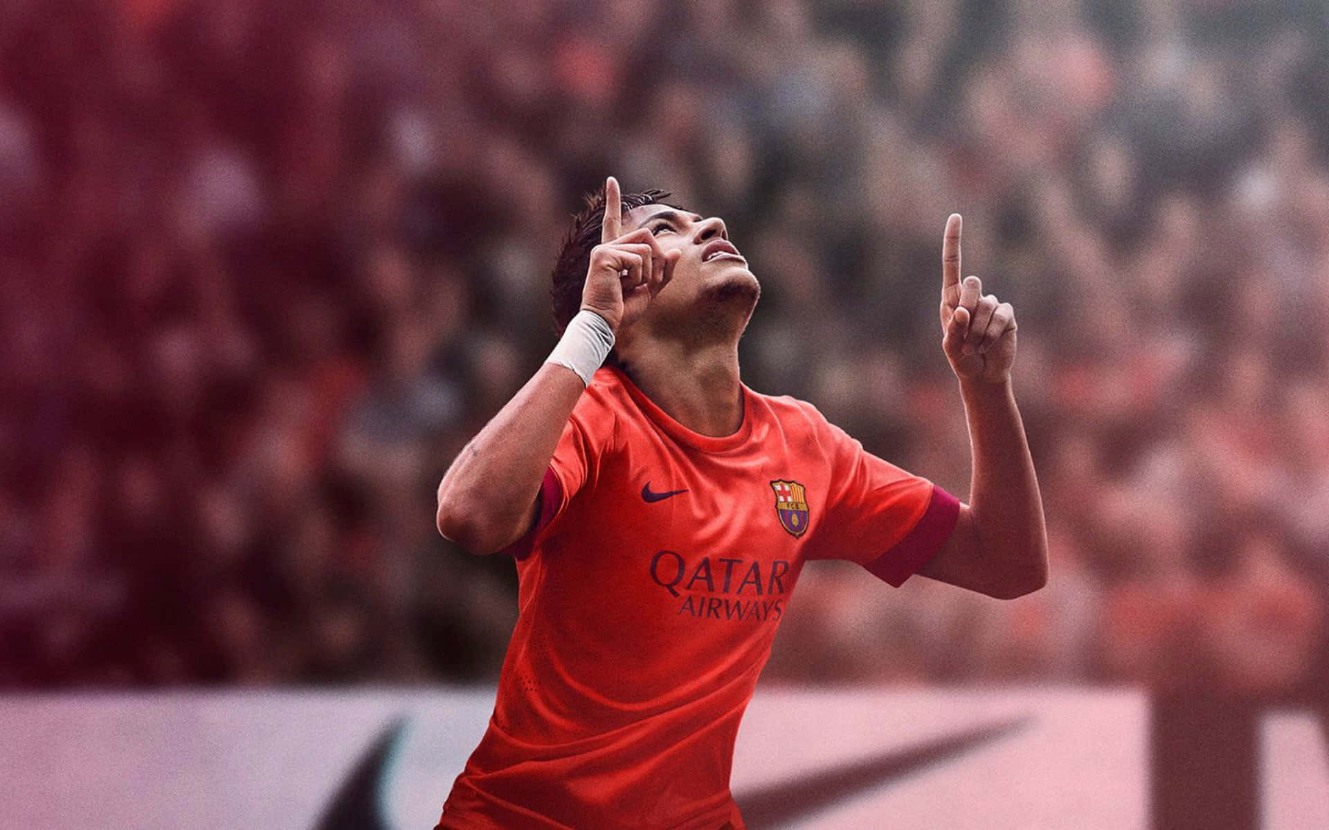 Neymar Akifanya Picha ya Ukuta