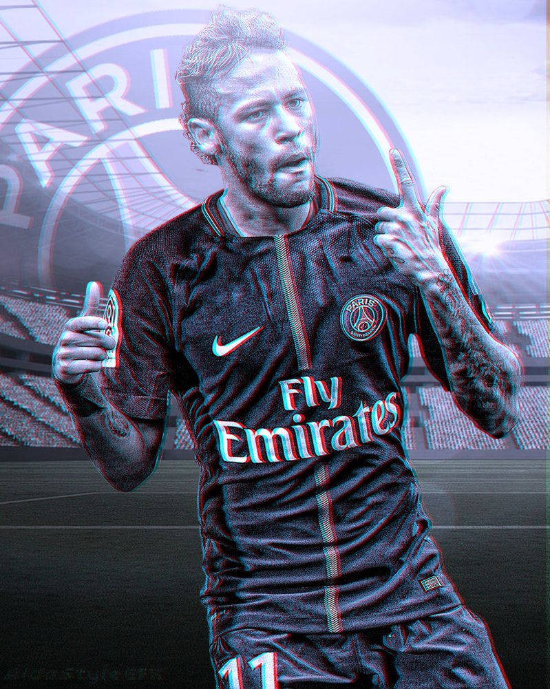 Neymar Jr anavutia umati wa nyumbani kwa bao la kustaajabisha Picha ya Ukuta
