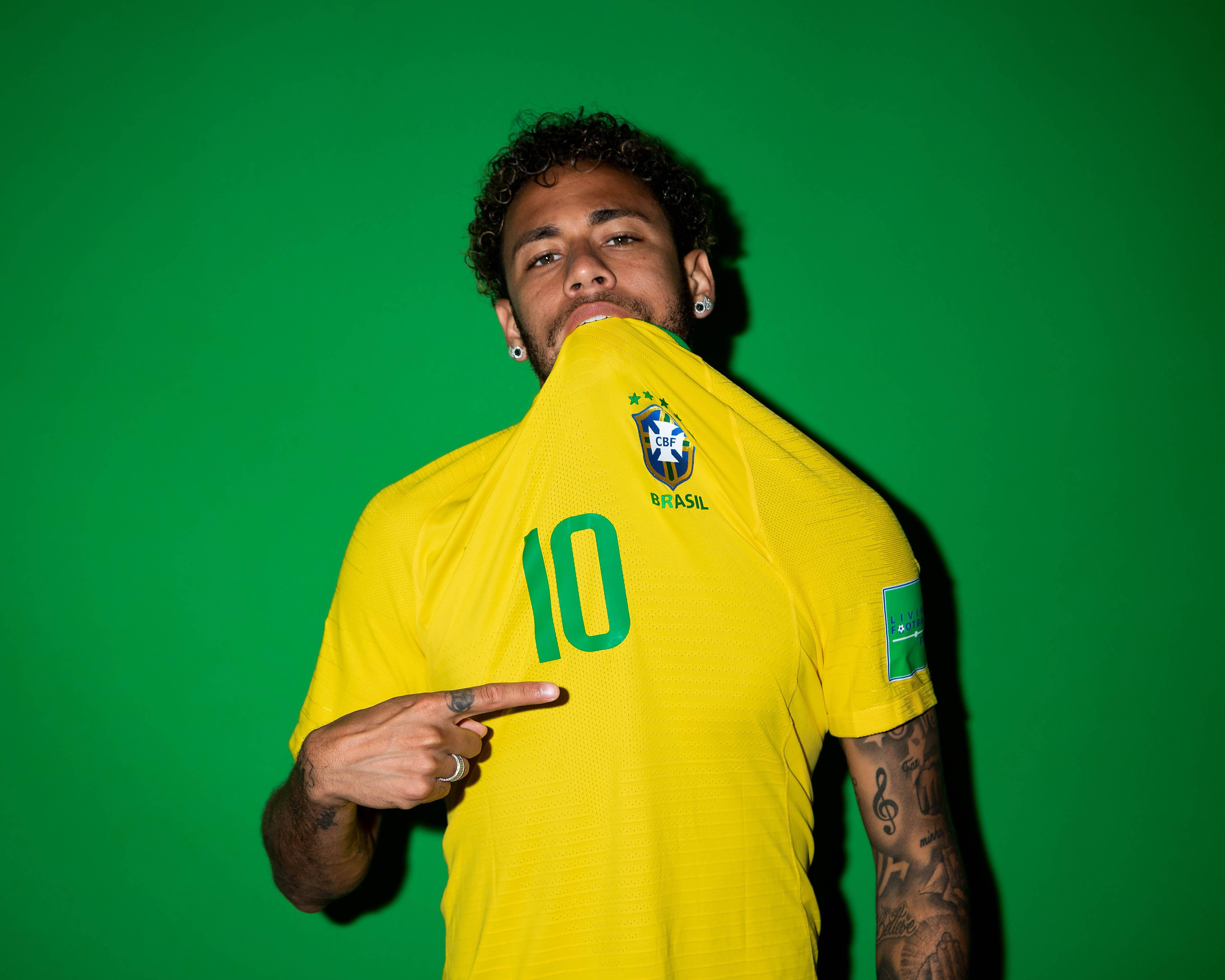 Neymar Jr Baridi Kombe la Dunia 2018 Picha ya Ukuta