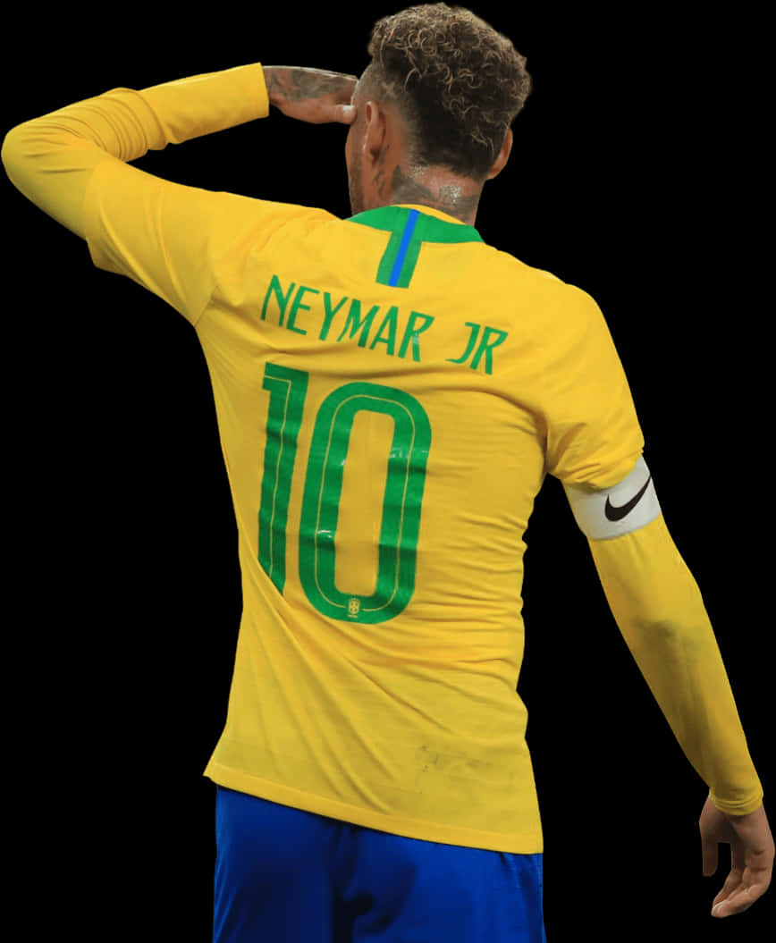 Neymar Jr Jezi Brazil Namba10 Picha ya Ukuta
