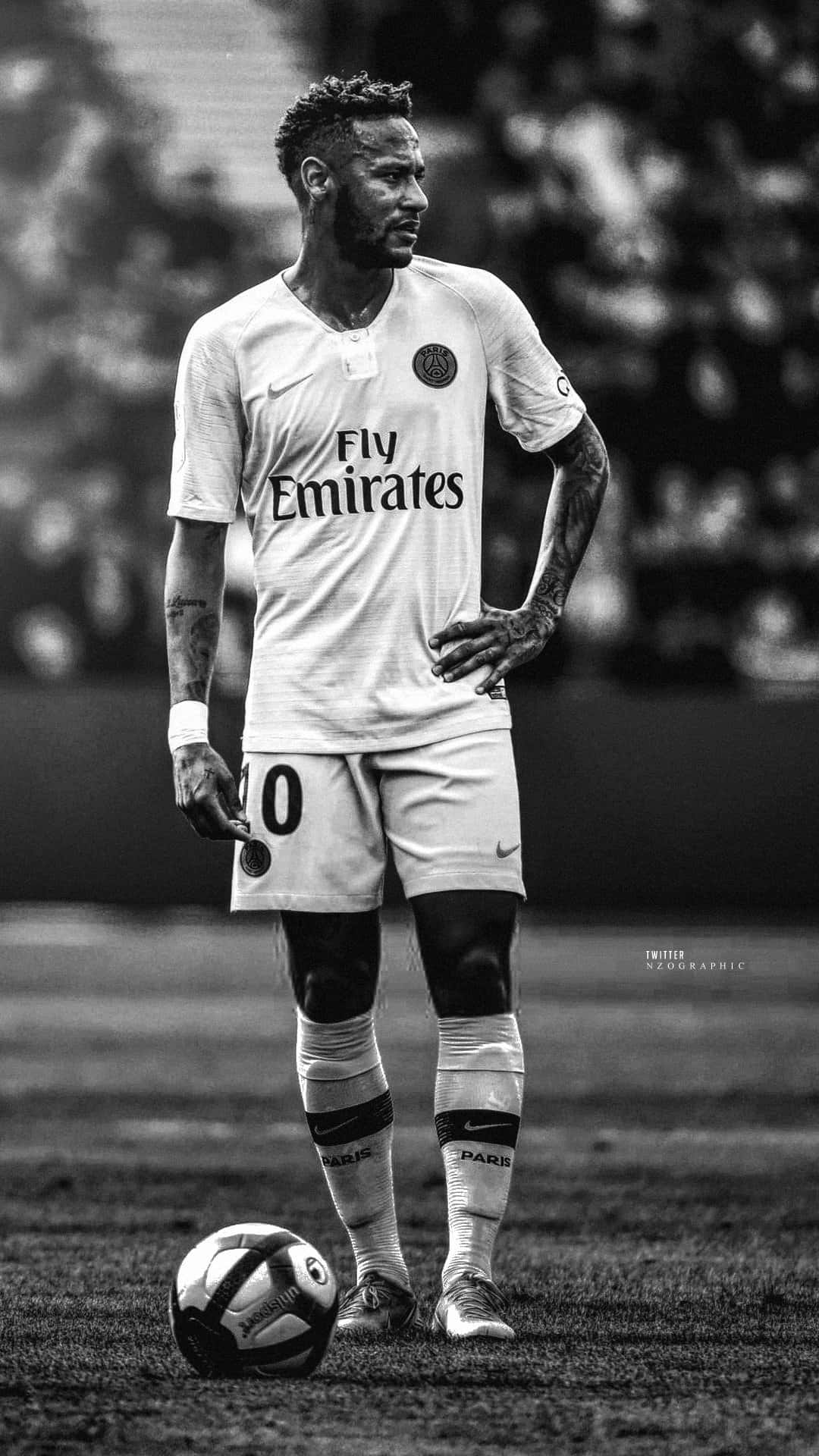 Neymar Mkono Kiunoni iPhone Picha ya Ukuta