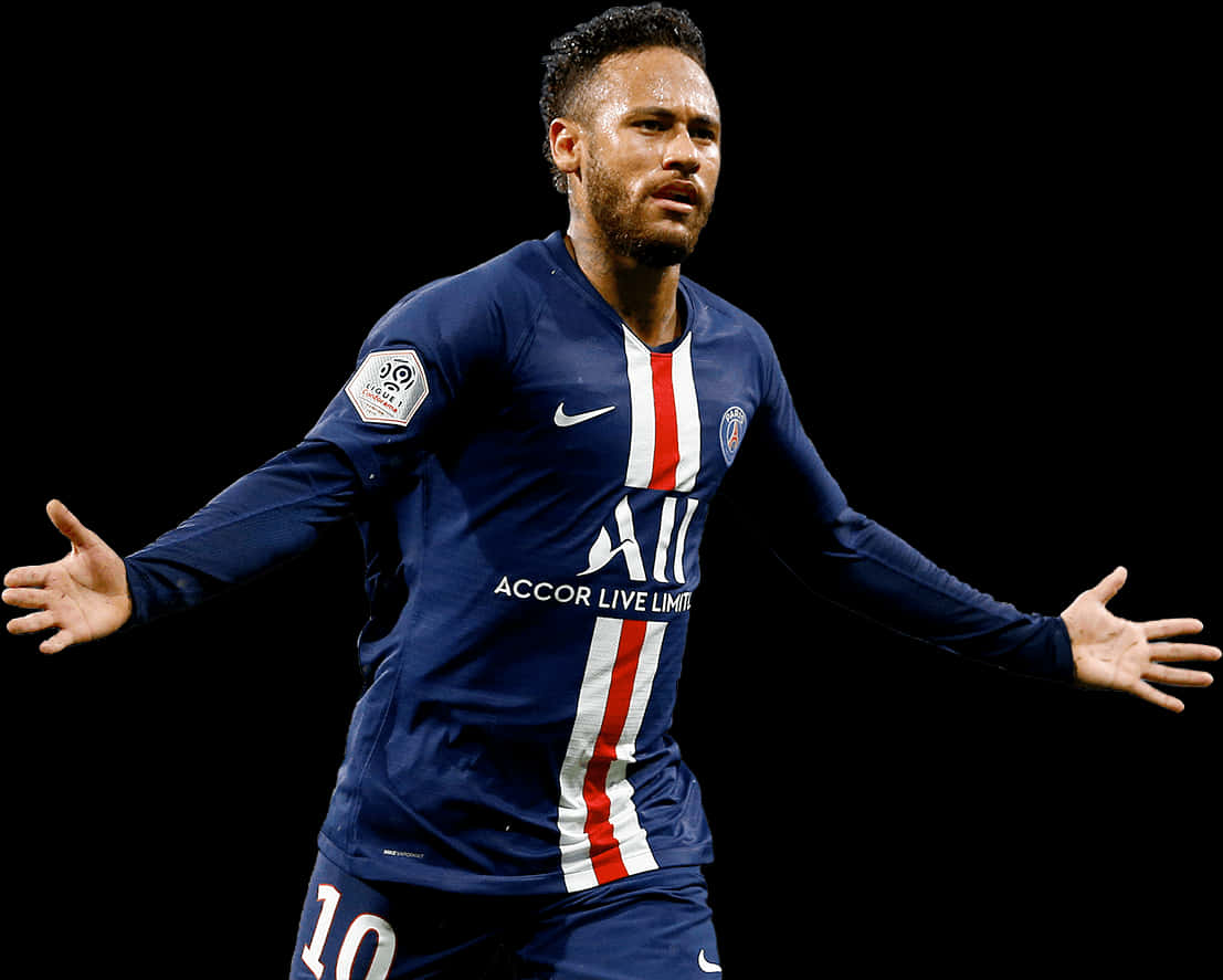 Neymar P S G Picha ya Hatua Picha ya Ukuta