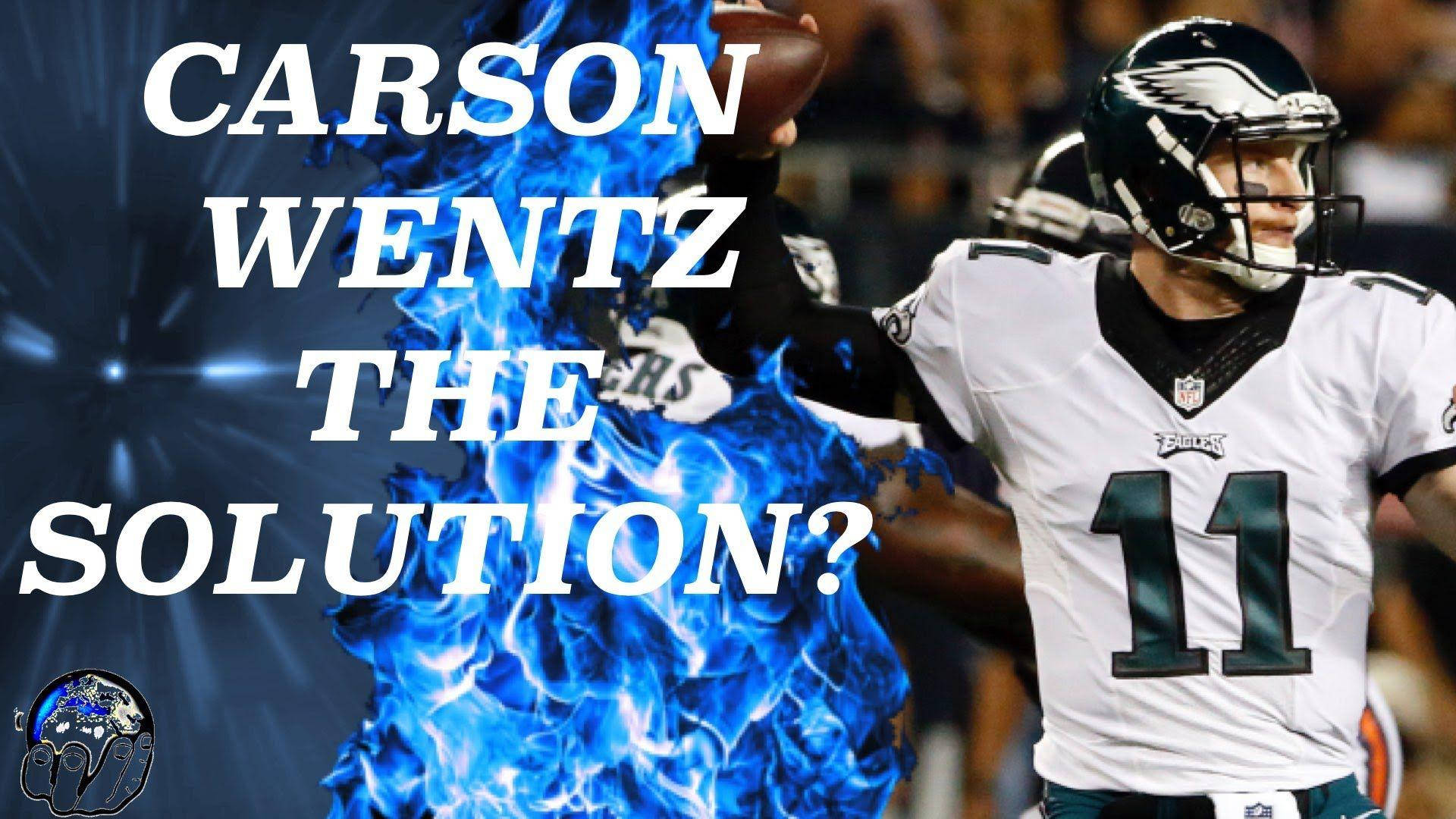 NFL Na. 11 Carson Wentz Picha ya Ukuta