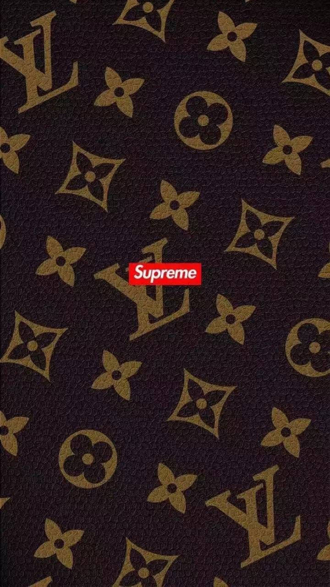 Ngozi ya Juu na Simu ya Louis Vuitton Picha ya Ukuta