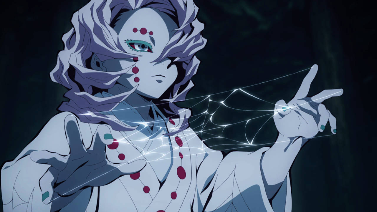 Ngozi ya Rui Mwenye Madoa Nyekundu Demon Slayer Picha ya Ukuta