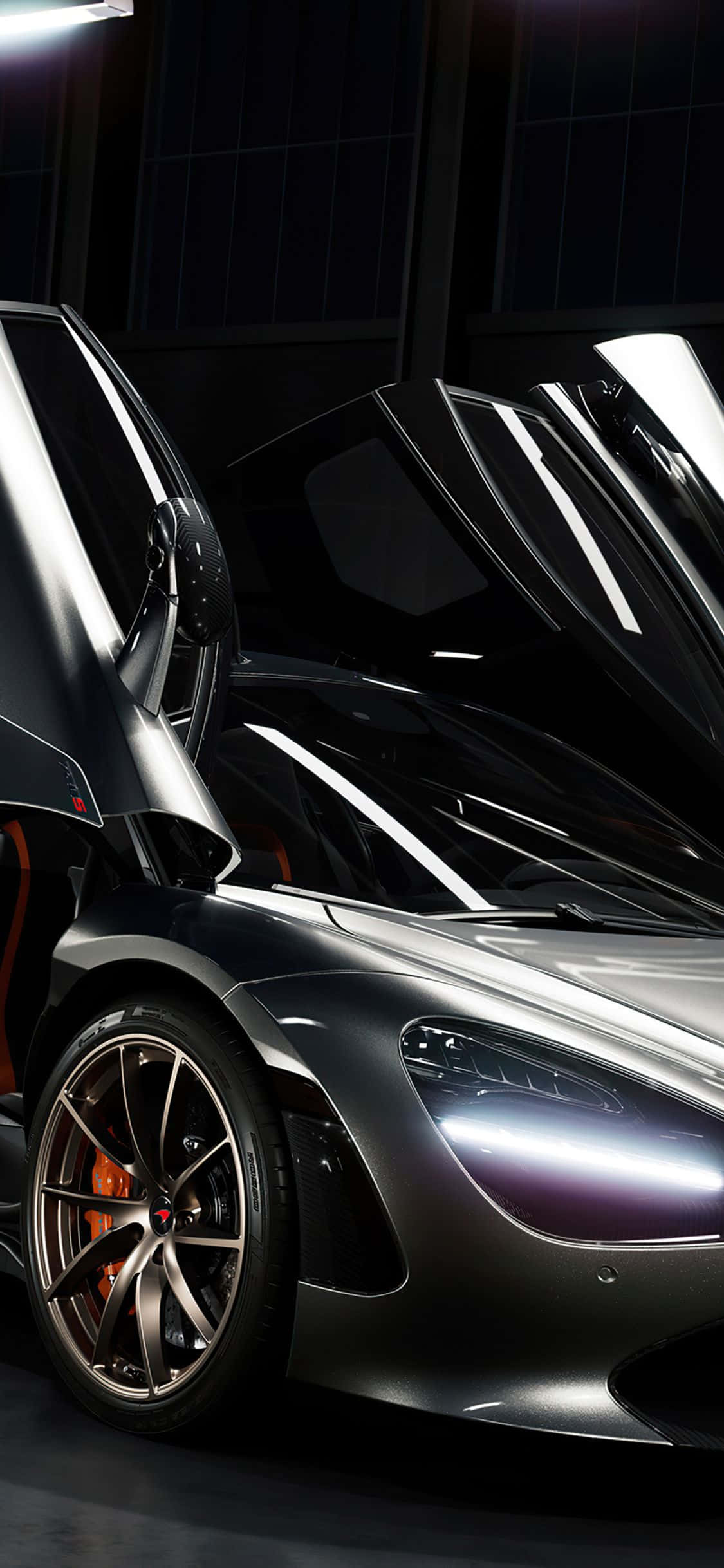 Nguvu Inayovuta Uangalifu: iPhone XS na Mclaren 720S Picha ya Ukuta