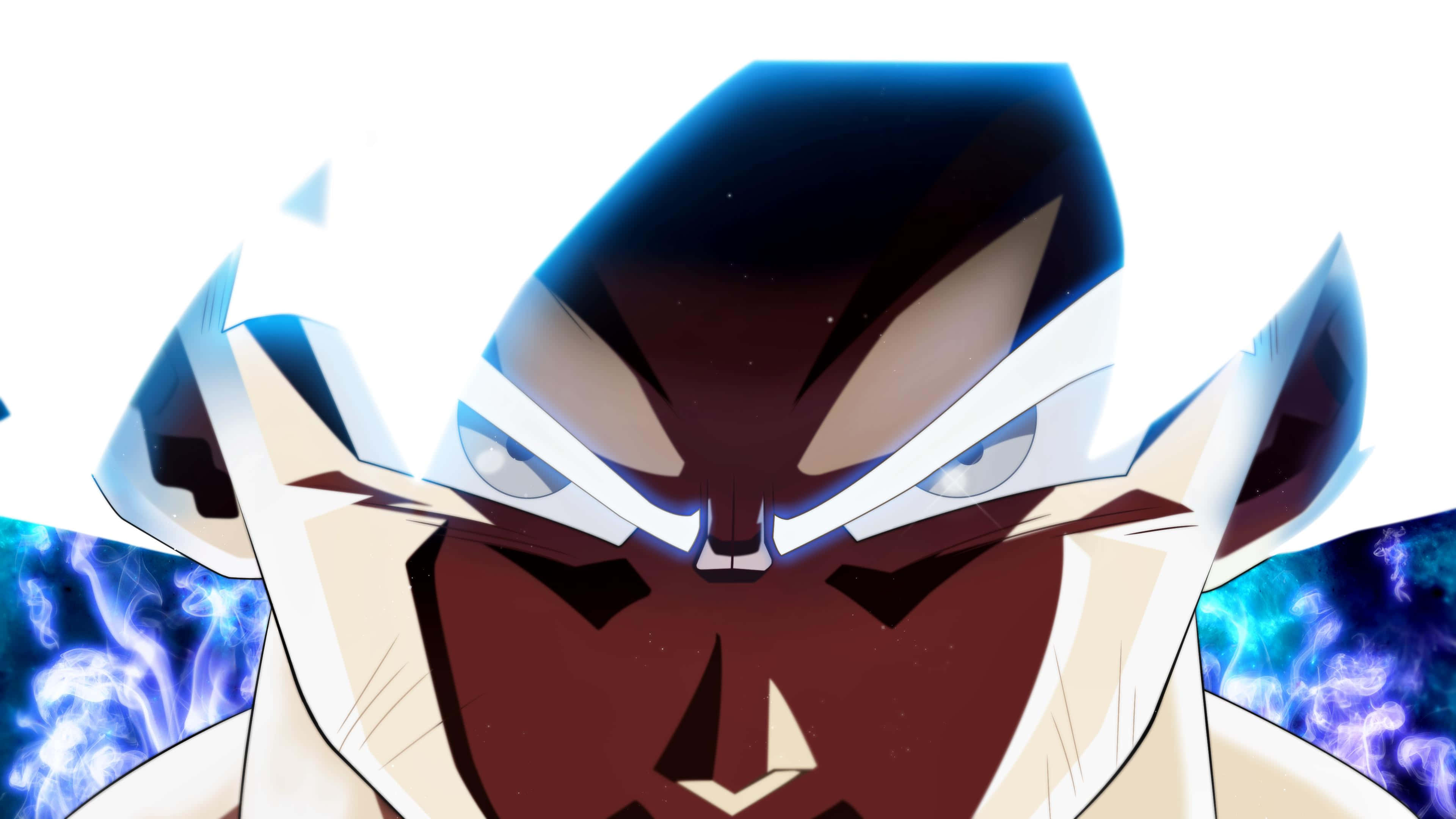 Nguvu Isiyozuilika ya Goku Ultra Instinct Picha ya Ukuta