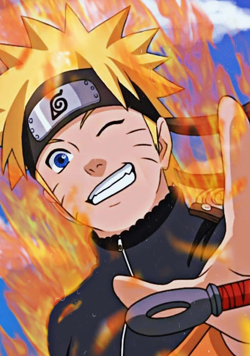 Nguvu ya Kushinda Shida: Naruto Amemshinda Pain Picha ya Ukuta