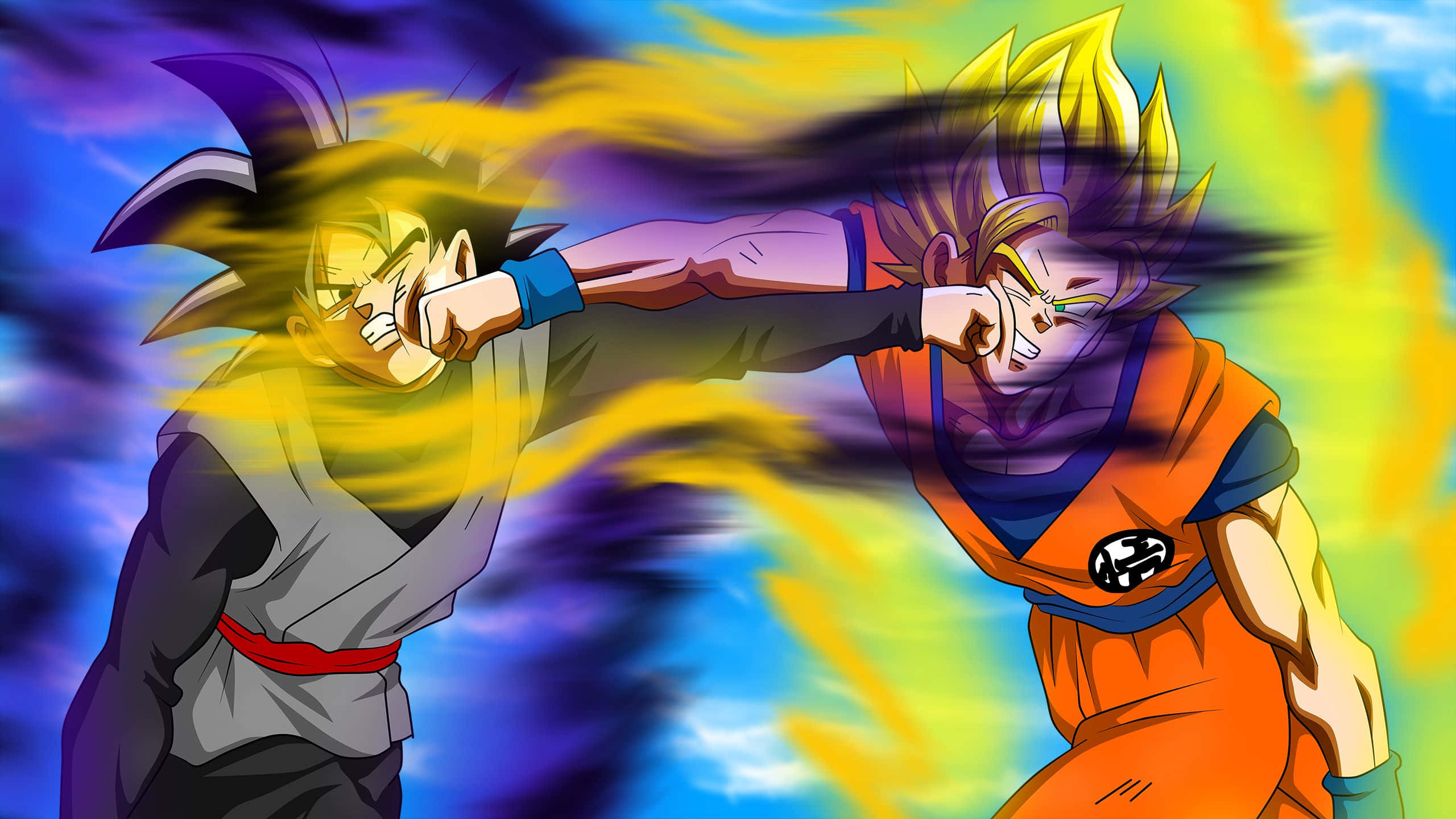 Nguvu ya Kushinda: Goku Black Imetolewa Picha ya Ukuta