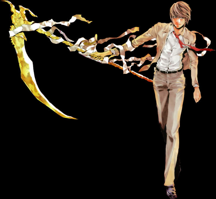 Nguvu ya Light Yagami Death Note Picha ya Ukuta