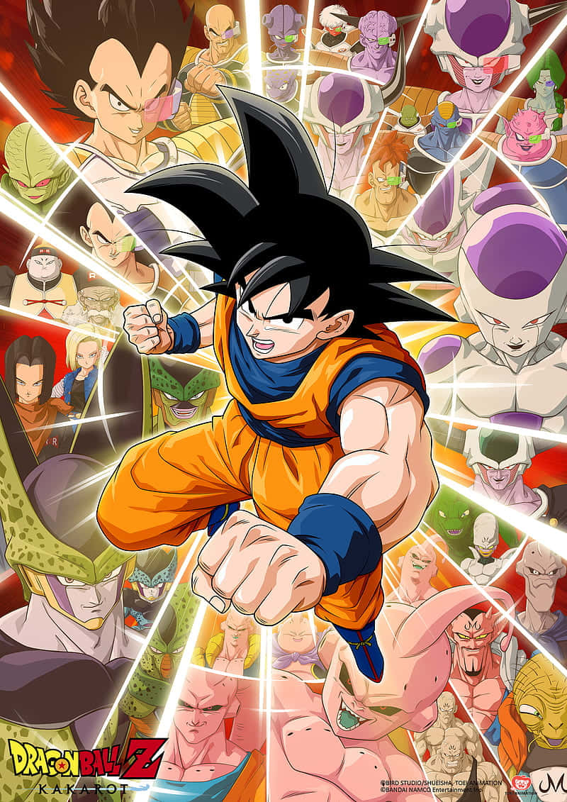 Nguvu ya Saiyan Imetolewa - Dragon Ball Z Picha ya Ukuta