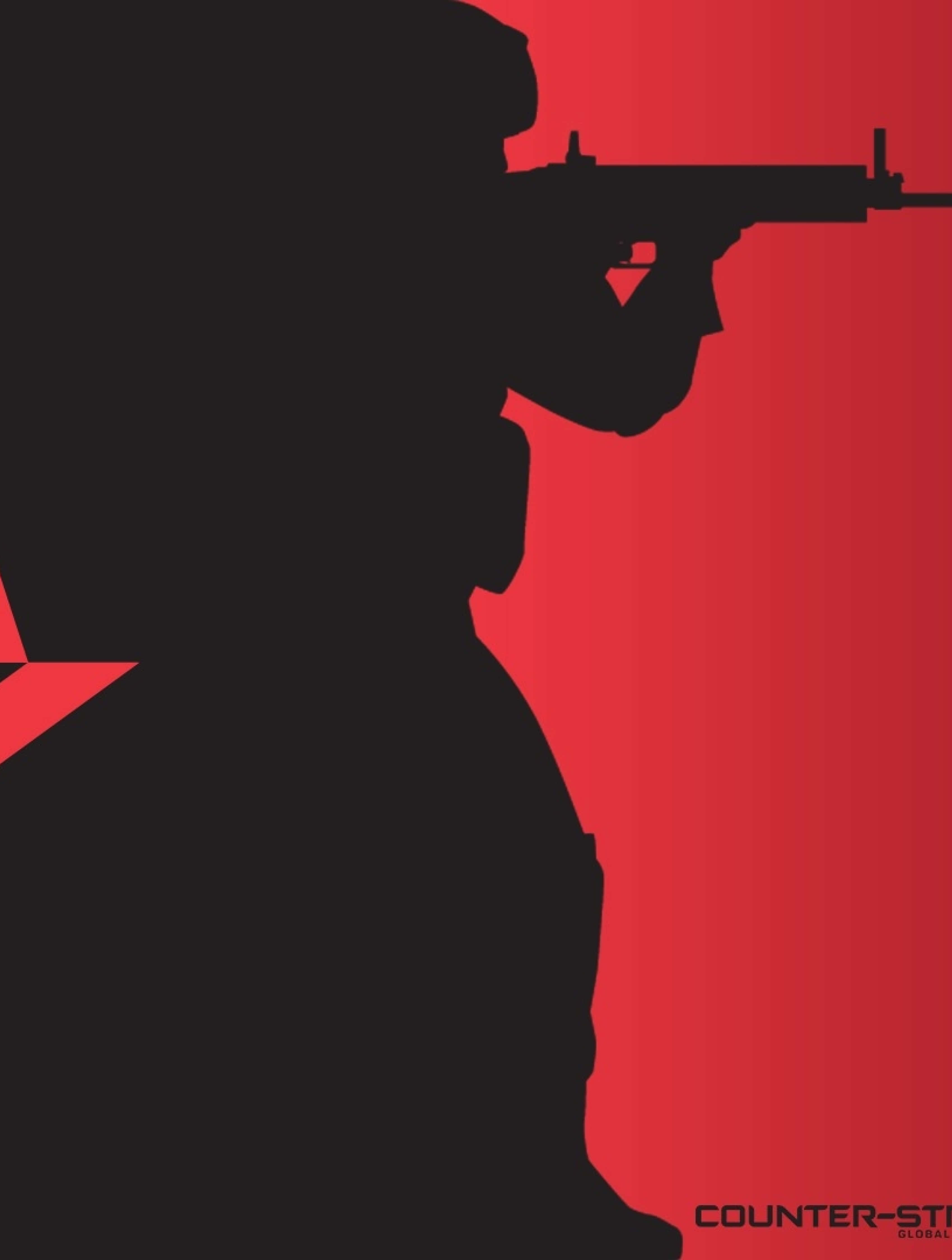 "Ni wakati wa kucheza na iPhone Xs Max na Counter-Strike Global Offensive" Picha ya Ukuta