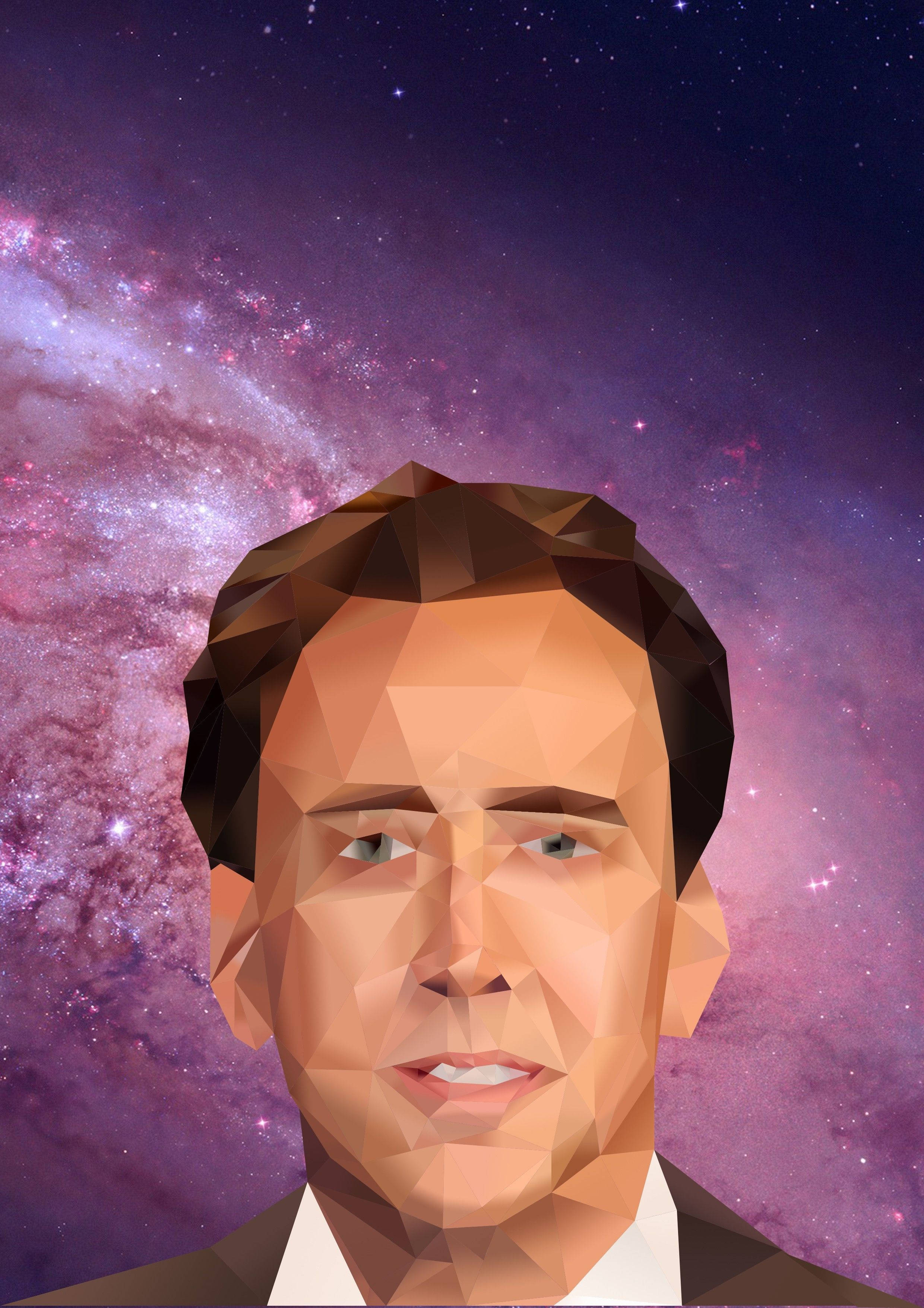 Nicolas Cage Reaches Further Than The Stars Picha ya Ukuta
