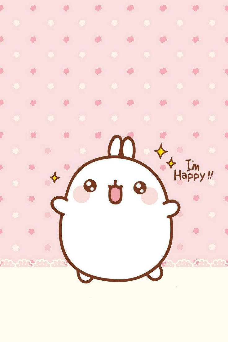 Ninakutakia furaha zote za Kawaii! Picha ya Ukuta