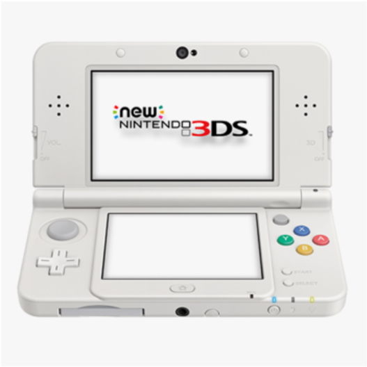 Nintendo3DS Mpya Nyeupe Imefunguliwa Picha ya Ukuta