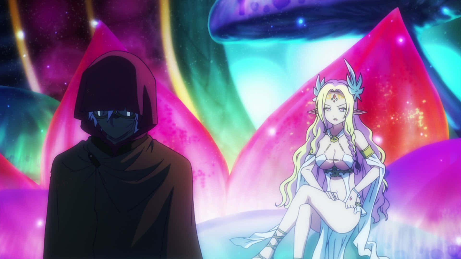 No Game No Life Riku Akizungumza Picha Picha ya Ukuta