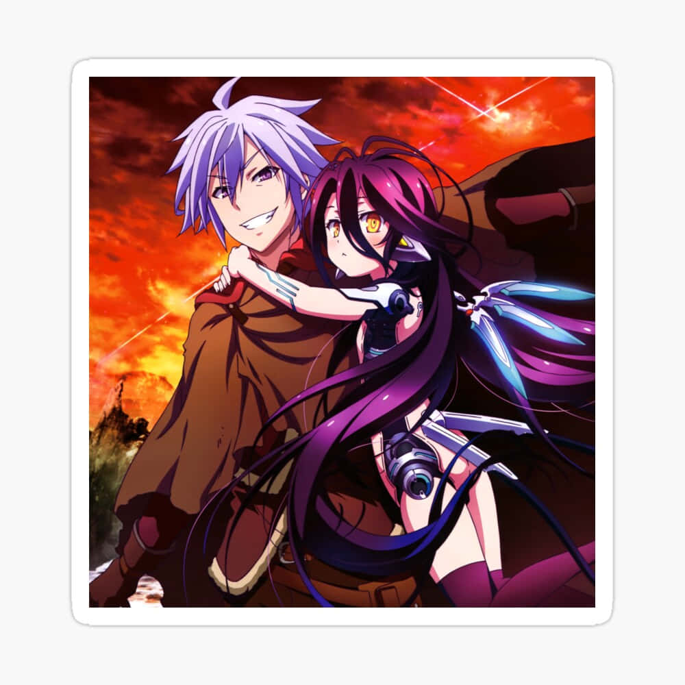 No Game No Life Riku Akiwa Shuvi Picha Picha ya Ukuta