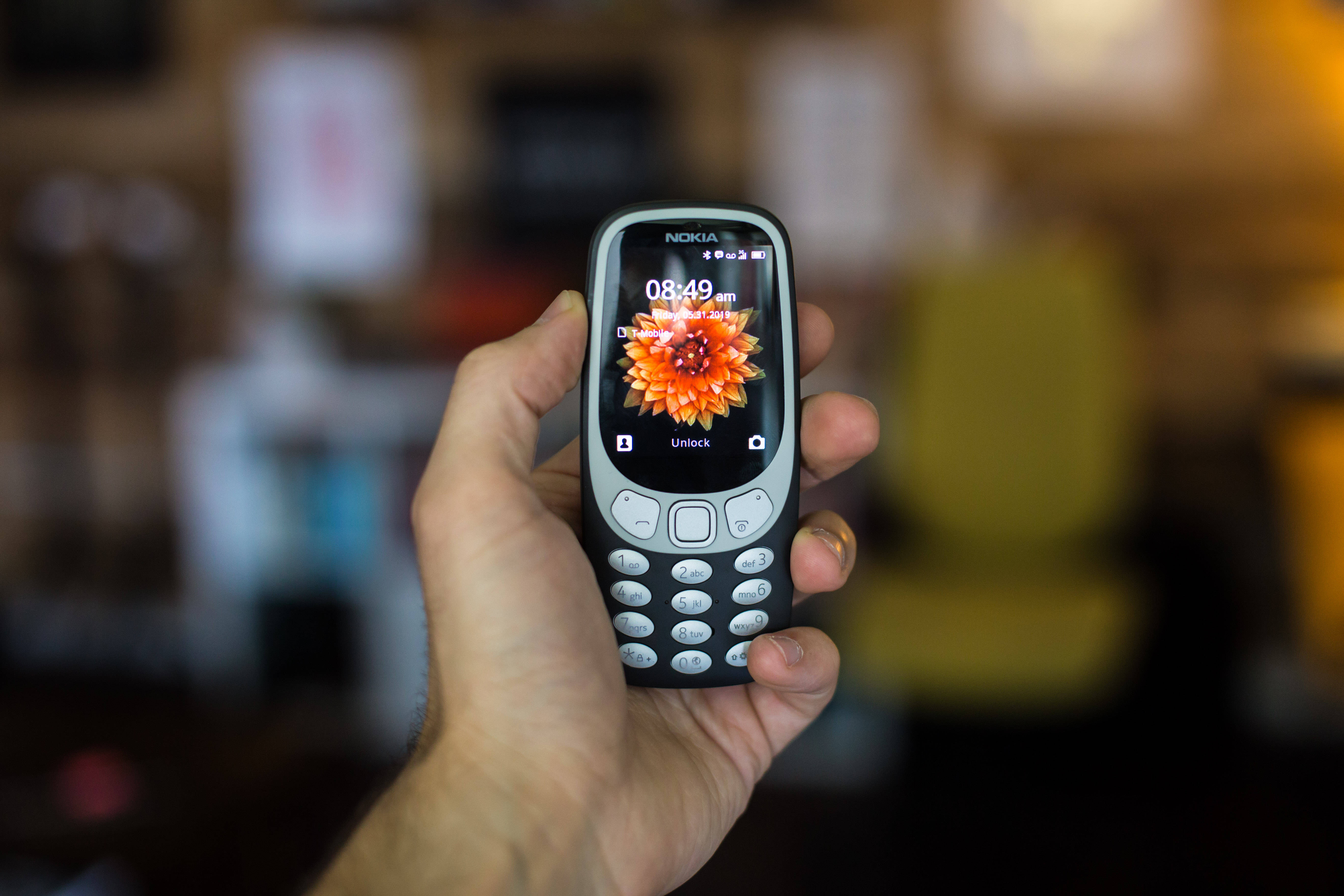 Nokia 3310 Display Picha ya Ukuta