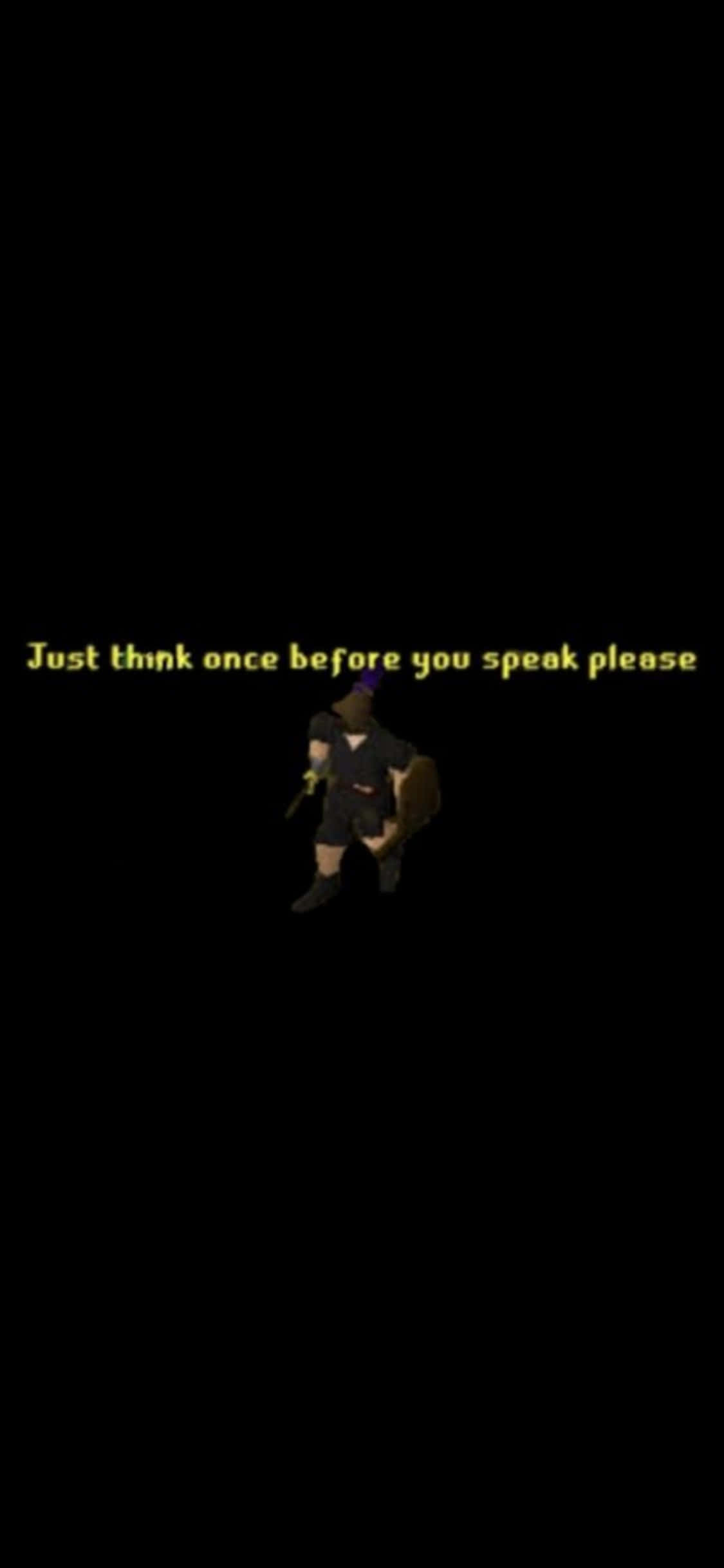 NPC Katika iPhone X Runescape Oldschool Background Picha ya Ukuta
