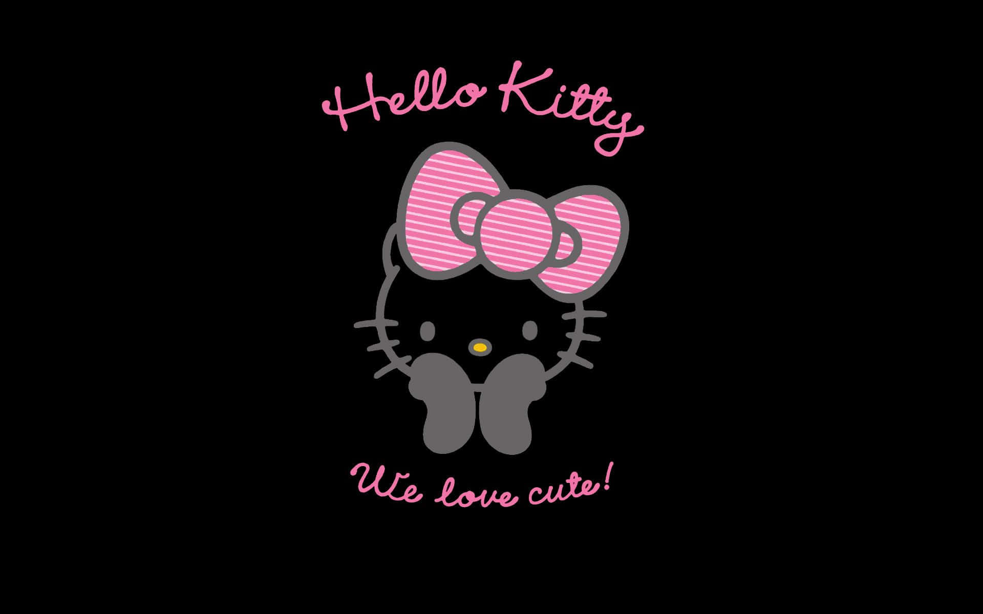 Nukuu Tamu ya Emo Hello Kitty Picha ya Ukuta