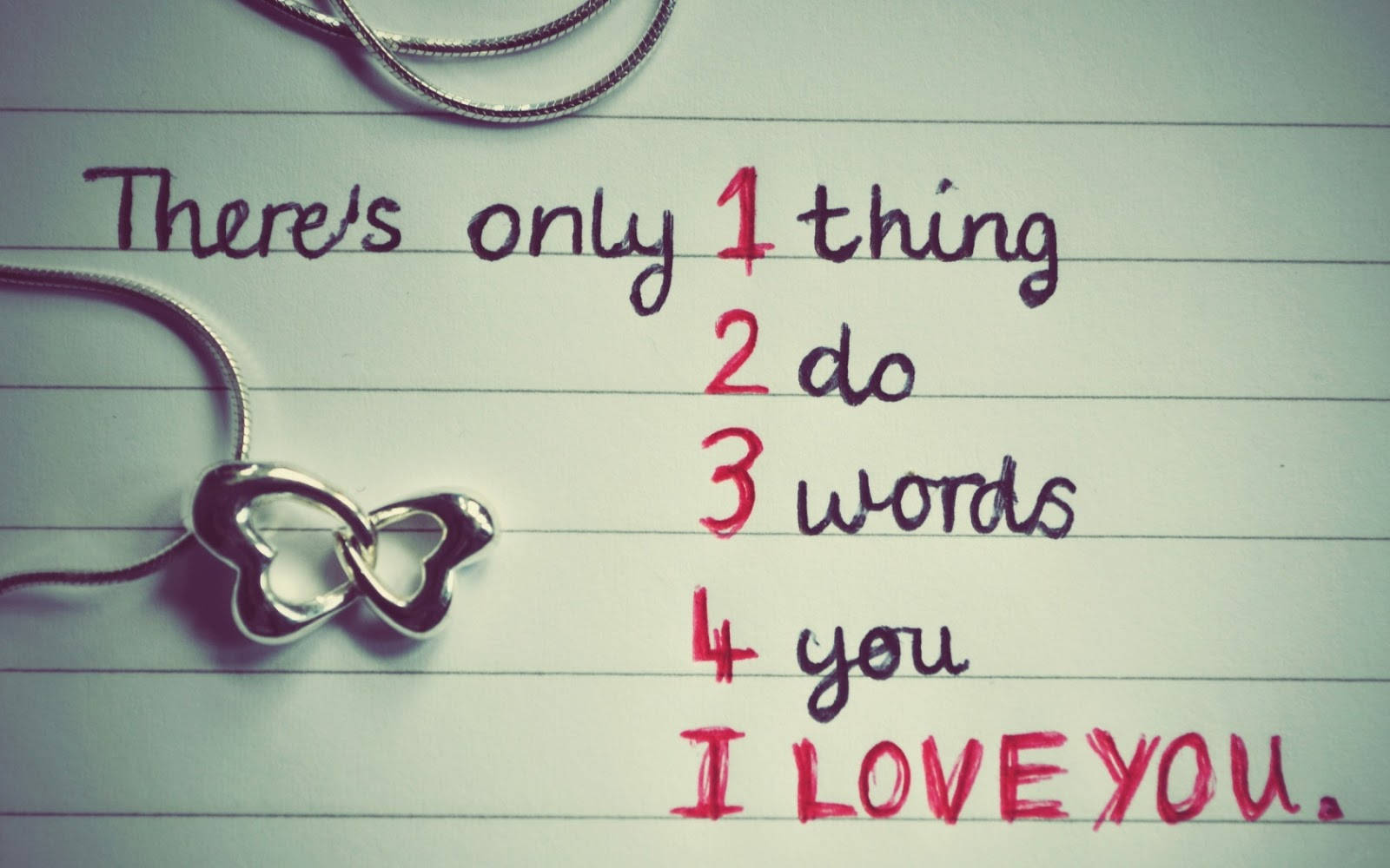 Nukuu ya Mrembo I Love You Picha ya Ukuta