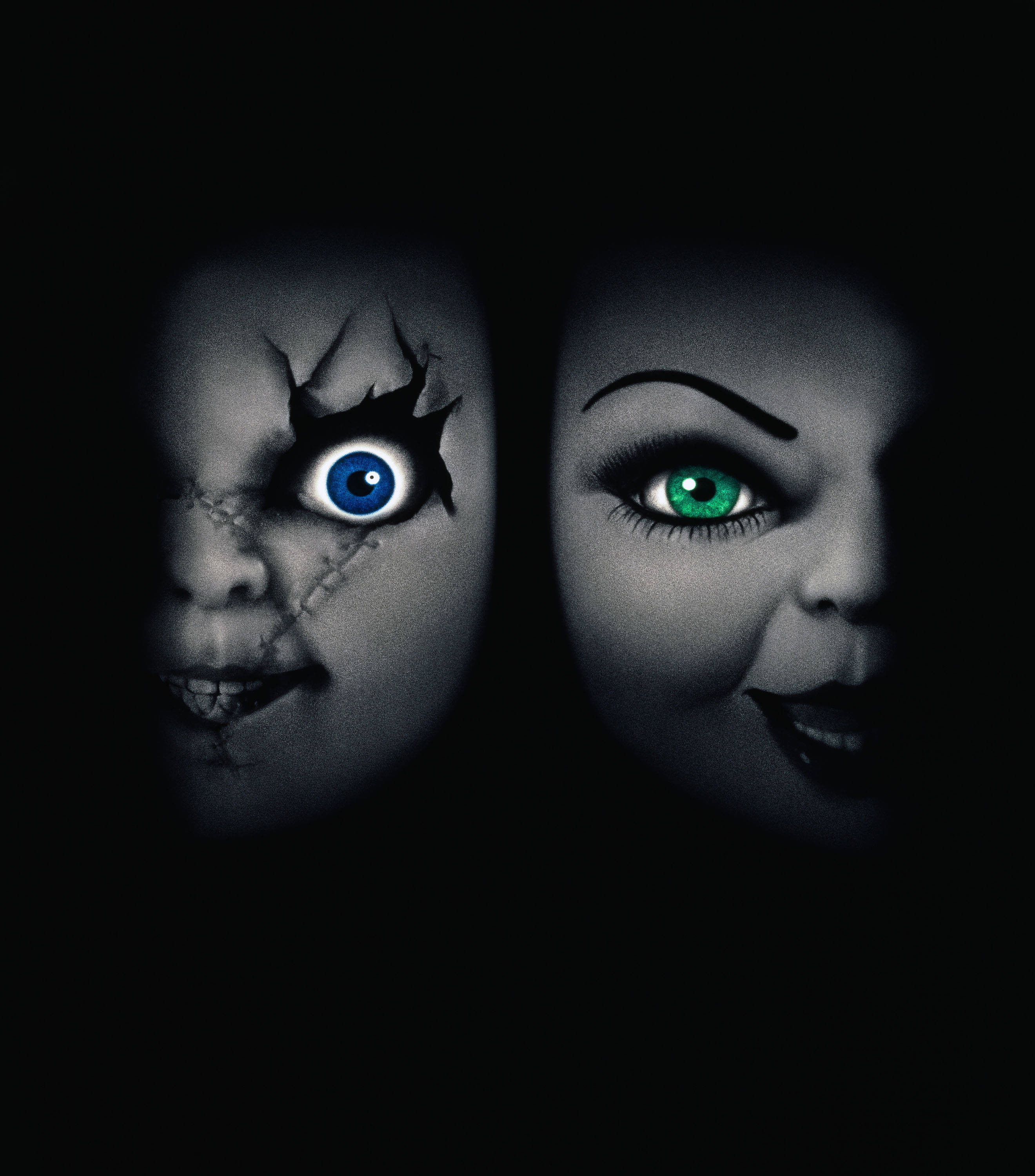 Nusu Uso Chucky Na Tiffany Picha ya Ukuta