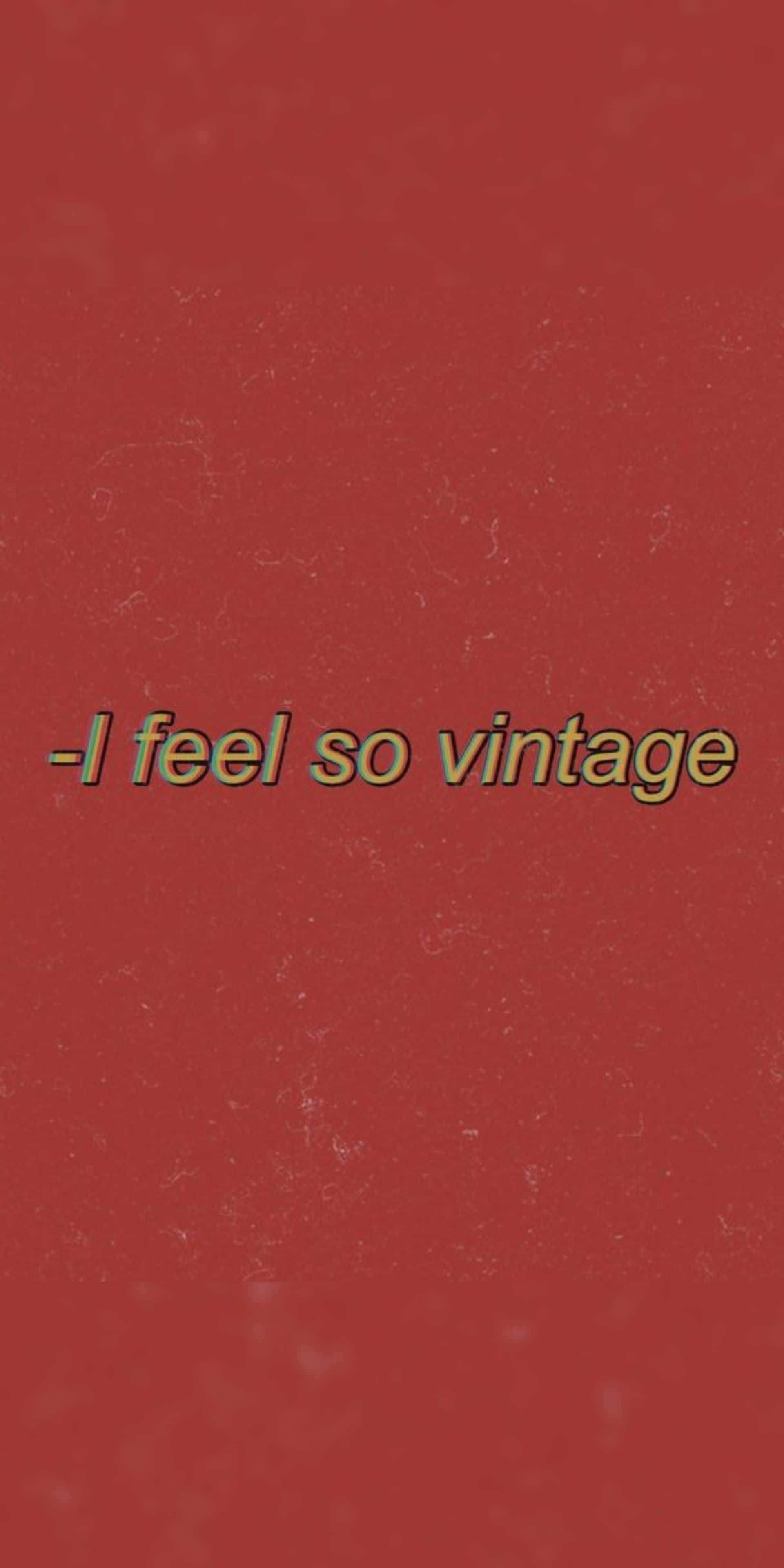 Nyekundu Aesthetic Tumblr Nahisi Ya Kale Sana Picha ya Ukuta