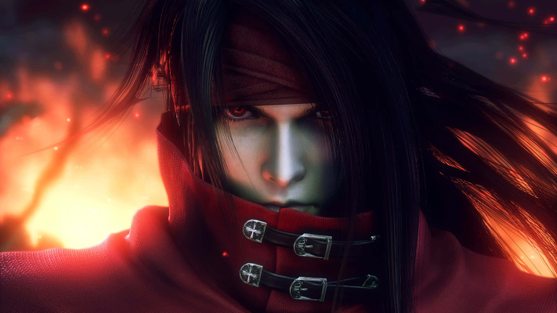 Nyekundu ya Michezo ya Final Fantasy Picha ya Ukuta