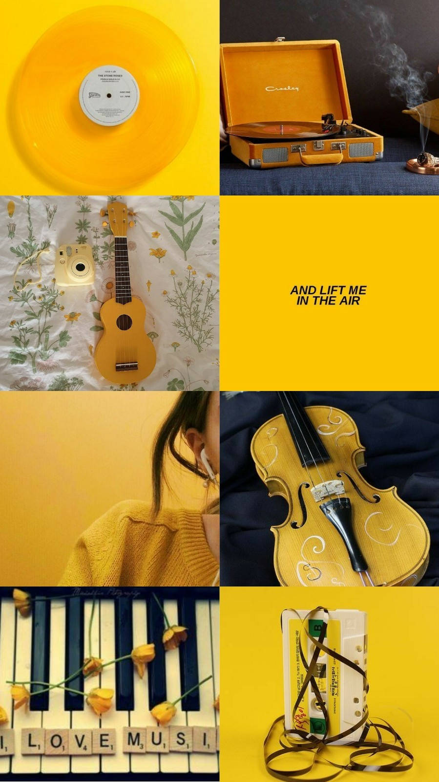 Nyenye Muziki Aesthetic Picha ya Ukuta