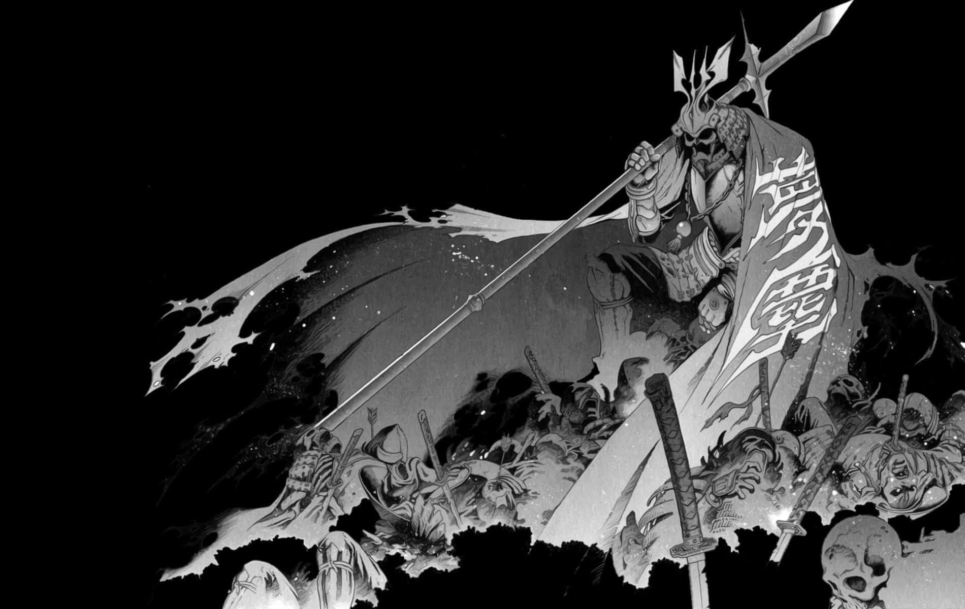 Nyeusi Kijapani Spectrum Nexus Berserk Manga Picha ya Ukuta